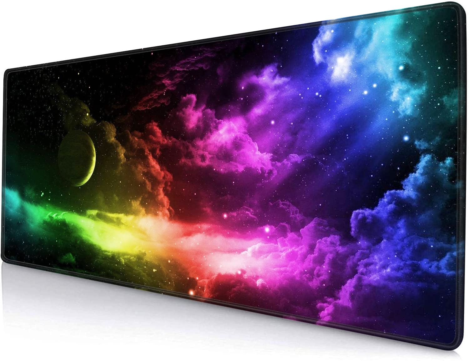 SANWUMIAN Mouse Pad Gaming, Large Mouse Pads for Desk, Keyboard Mouse Mat Desk Pad, Non-Slip Rubber
