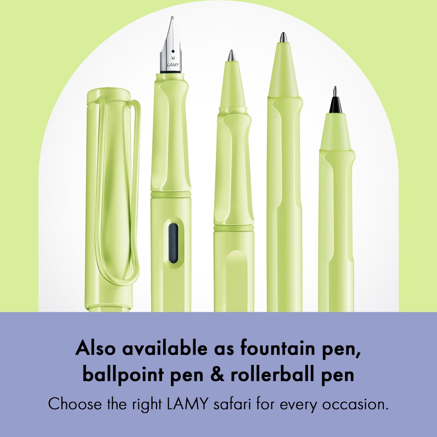 LAMY safari springgreen - Mechanical Pencil with ergonomic grip & body made of robust ASA plastic