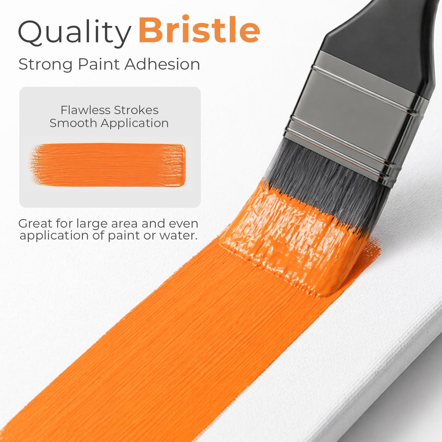 Nicpro 36pcs Paint Brush Set,Professional Paintbrushes for Acrylic Painting