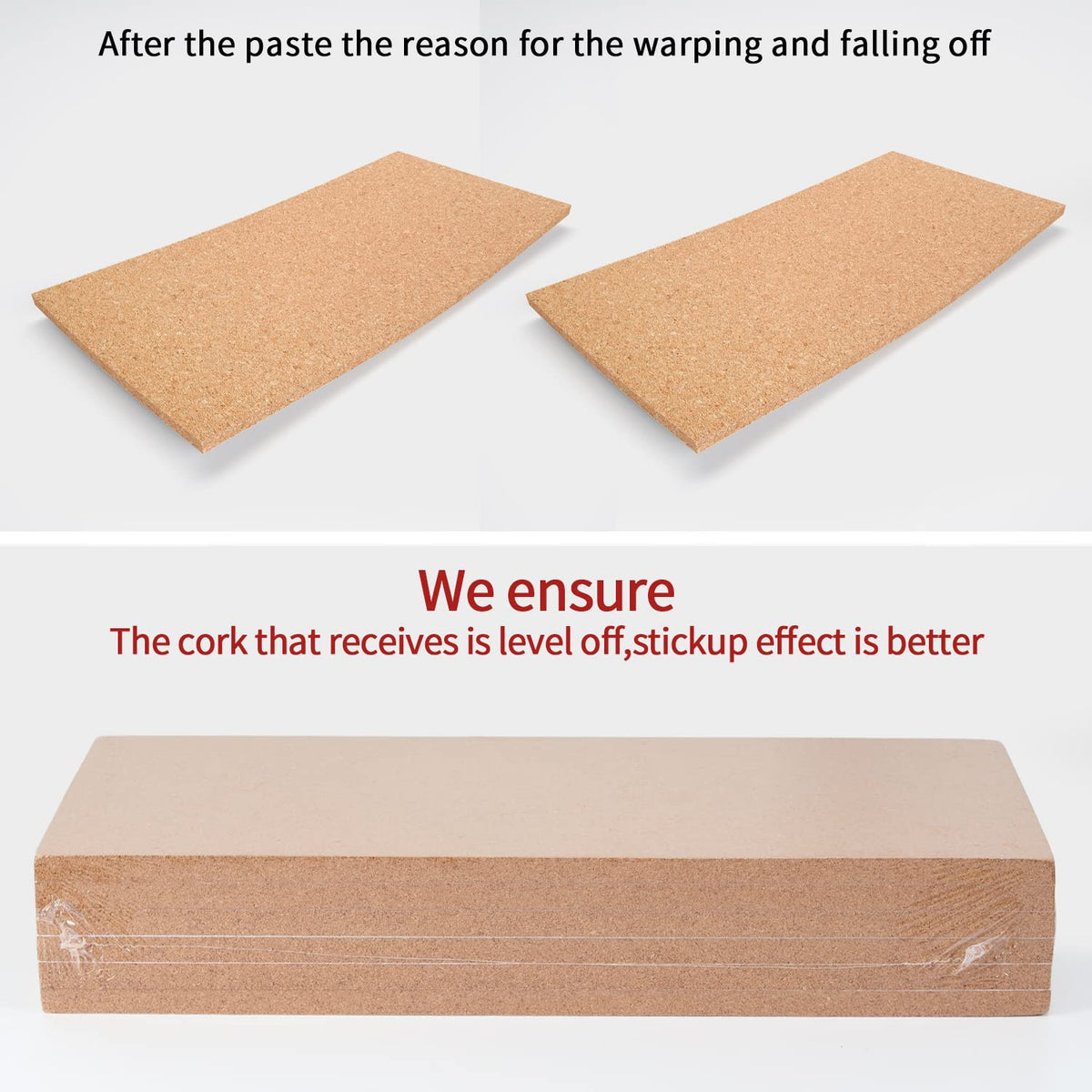 ODOME Cork Board Tiles 17”X 8” – 1/2” Thick Cork Board – Bulletin Board – Pin Board Decoration for