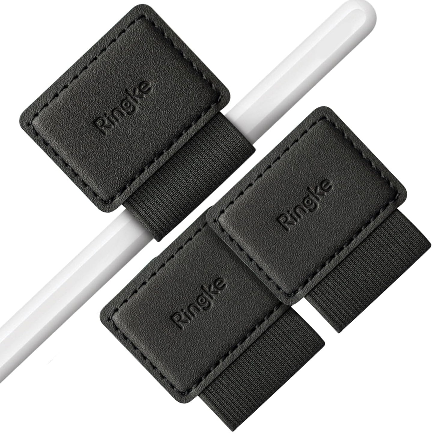 Ringke Pen Holder for Apple Pencil, Journal, Notebooks, and More - 3M Self Adhesive PU Leather