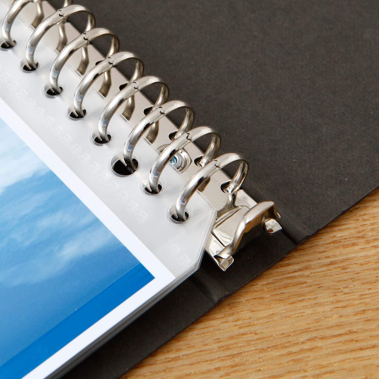 MUJI 82110098 Binder, A4, 30 Holes, Dark Gray