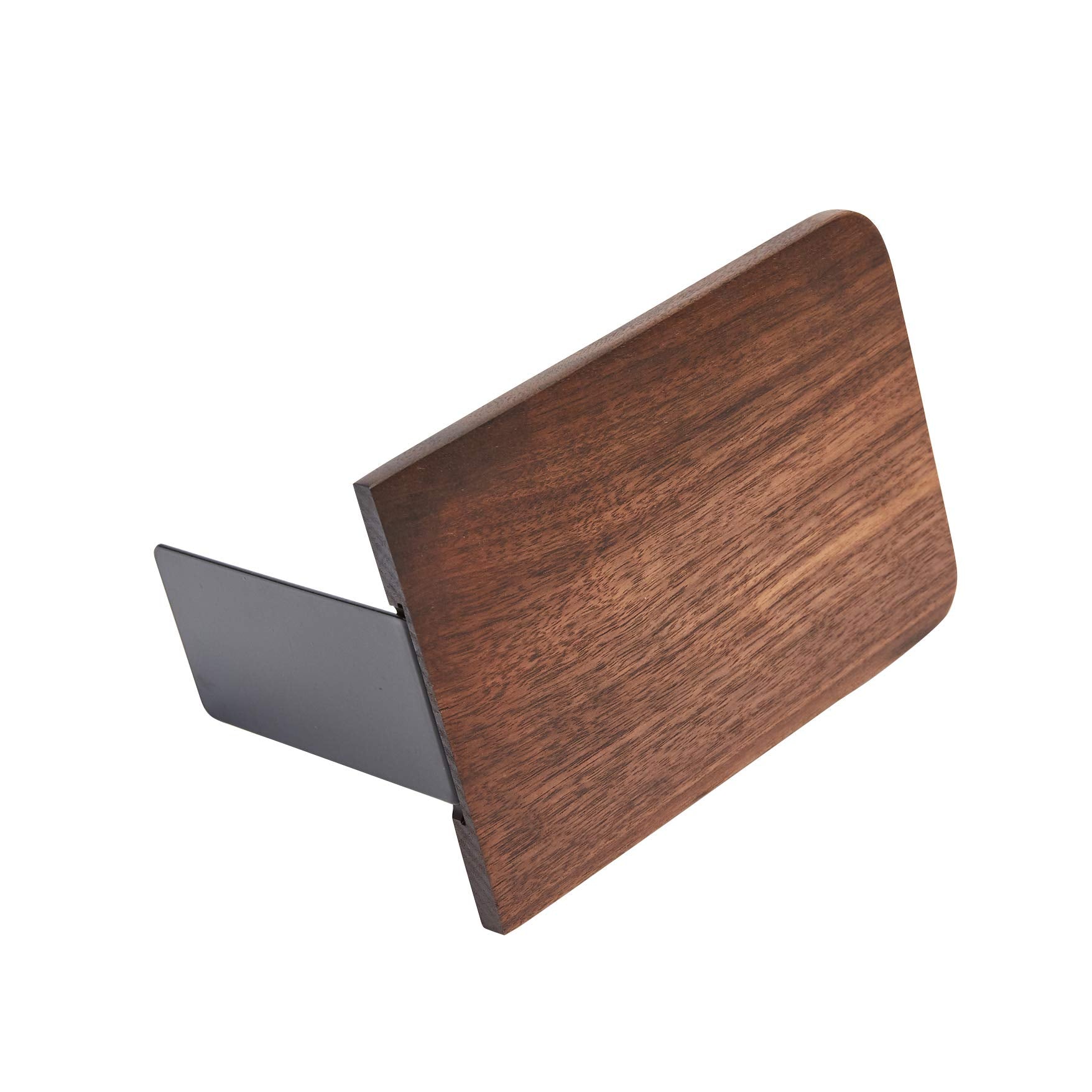 Pandapark Wood Bookends,Non-Skid Bookend for Shelves,Heavy Duty Bookends,Book Stand for Books/CDs,1
