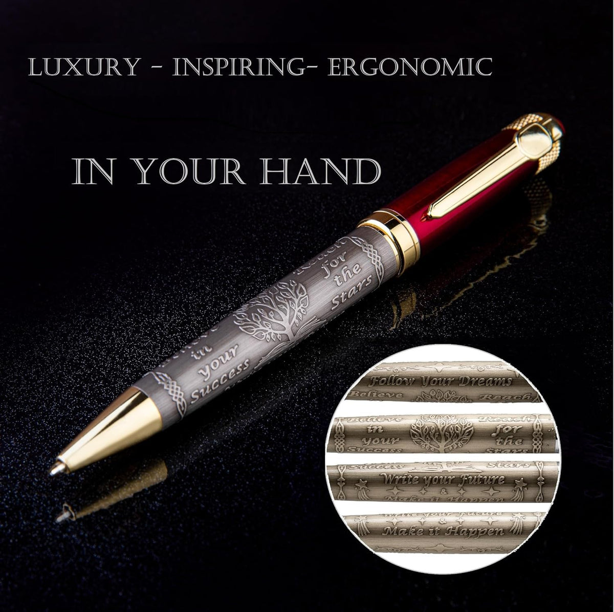 S&R Somit Luxury Ballpoint Pen Gift Set with Fancy LED Box