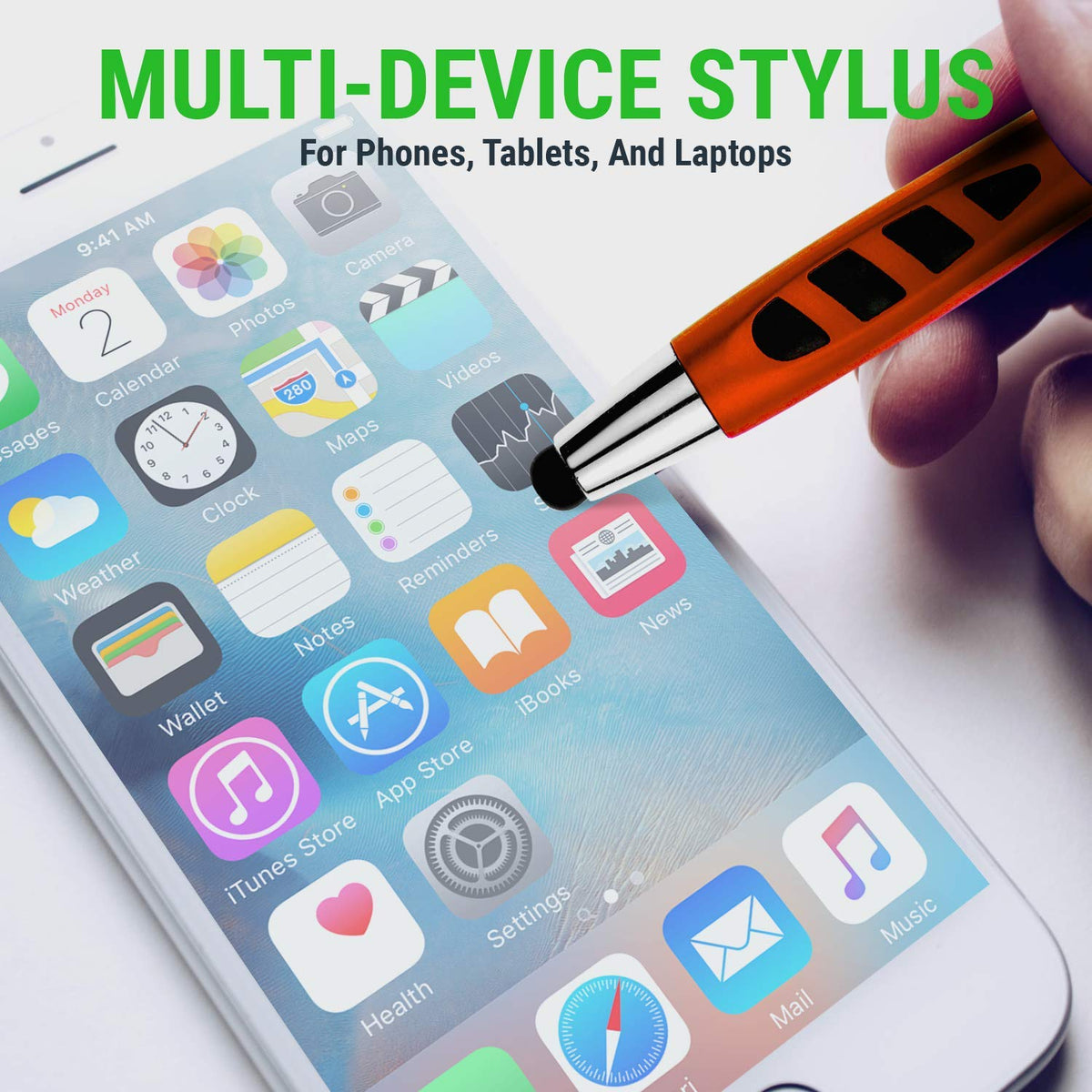 Thank You Greeting Gift Stylus Pens for Touchscreen Devices - 2 in 1 Multifunction Pen - for