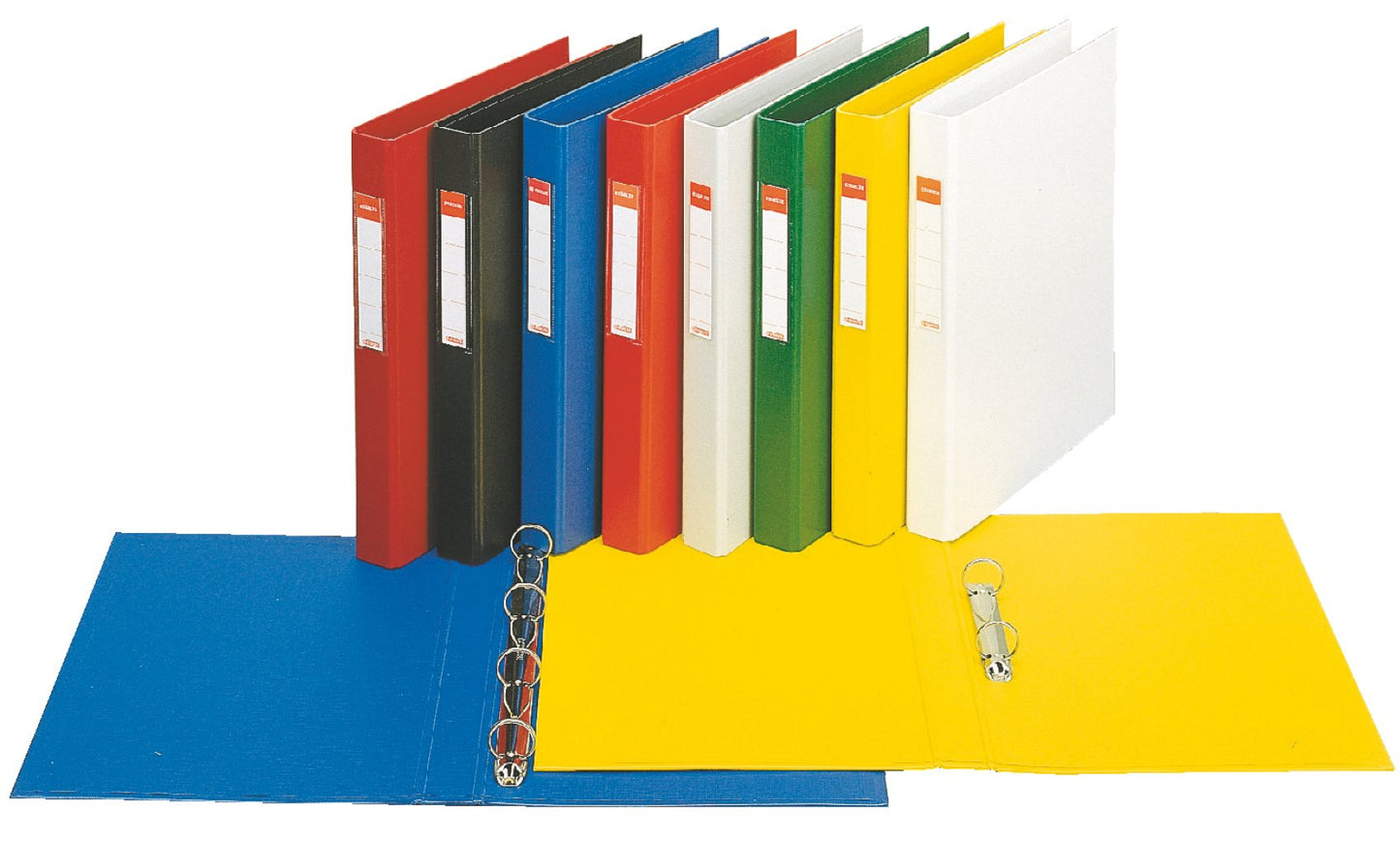 Esselte 2 Ring Binder, PP, Holds up to 190 Sheets, Vivida Range, 25 mm Spine, 14454 - A4, Black