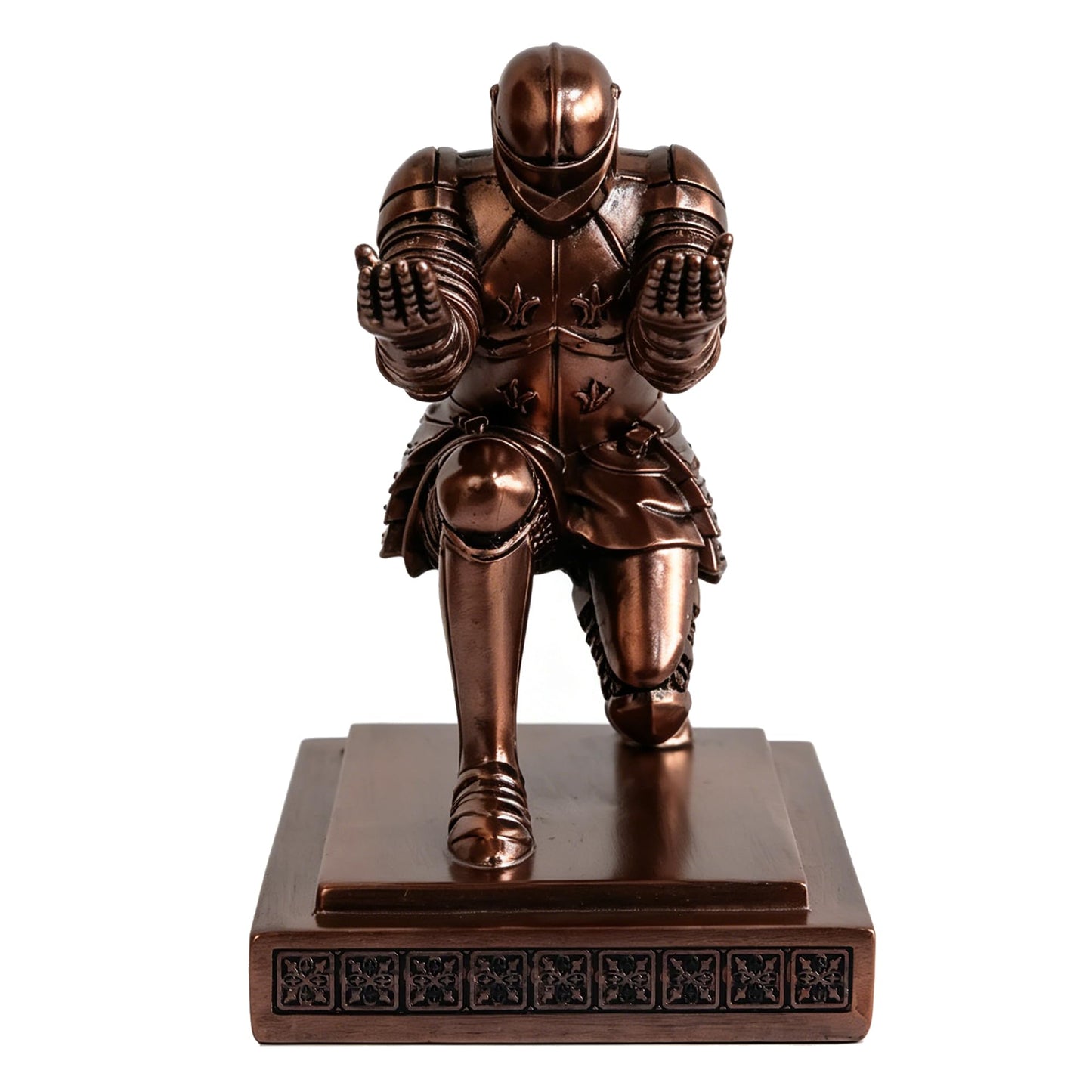 Soldier Executive Knight Pen Holder Personalized Desk Organizers Copper