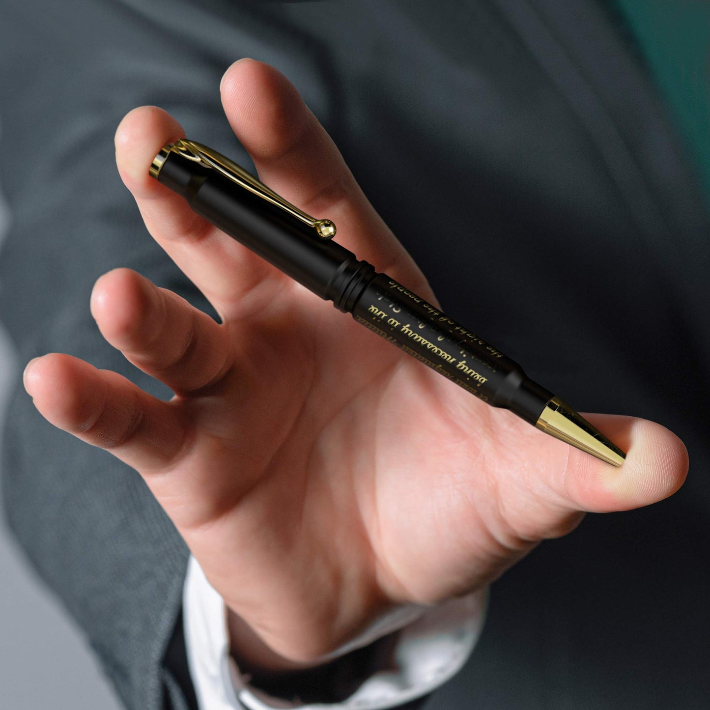 .308 Real Authentic Brass Casing Refillable Twist Pen - Tactical Gift Box - 2nd Amendment