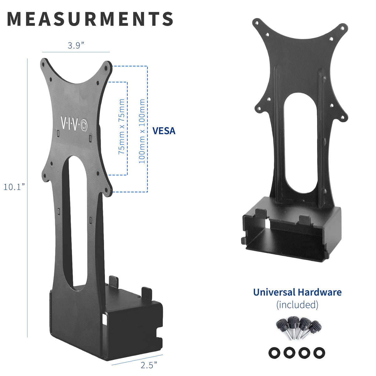 VIVO Quick Attach VESA Adapter Plate Bracket Designed for Samsung T55 Series Monitors, VESA up to
