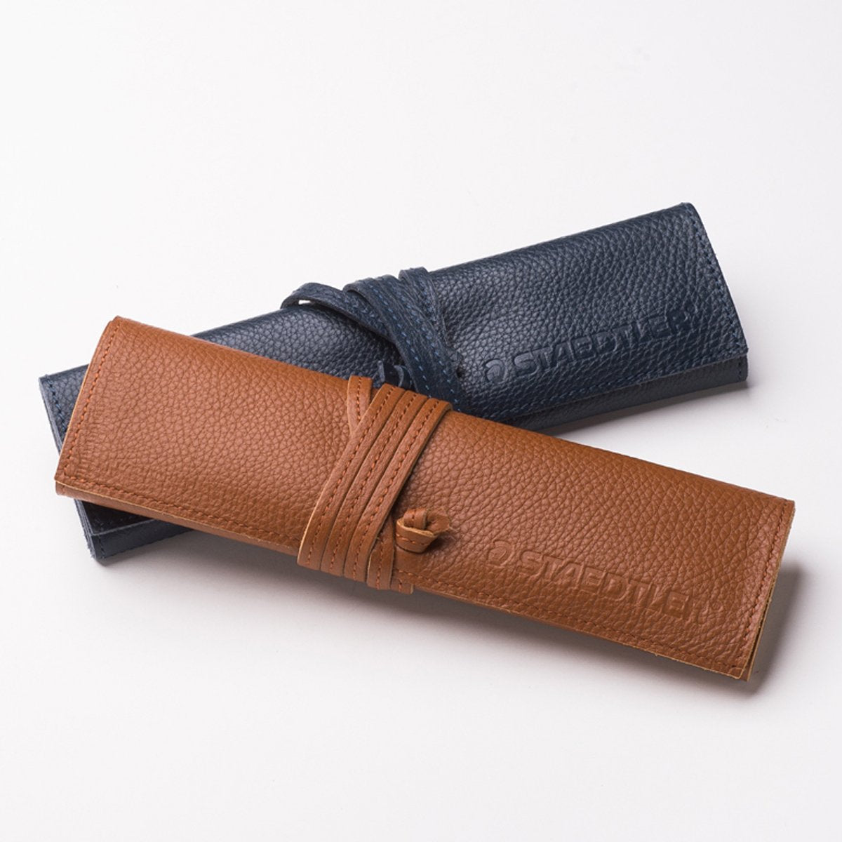 Staedtler Pencil Case Leather Pencil Case Navy 900LC-NA