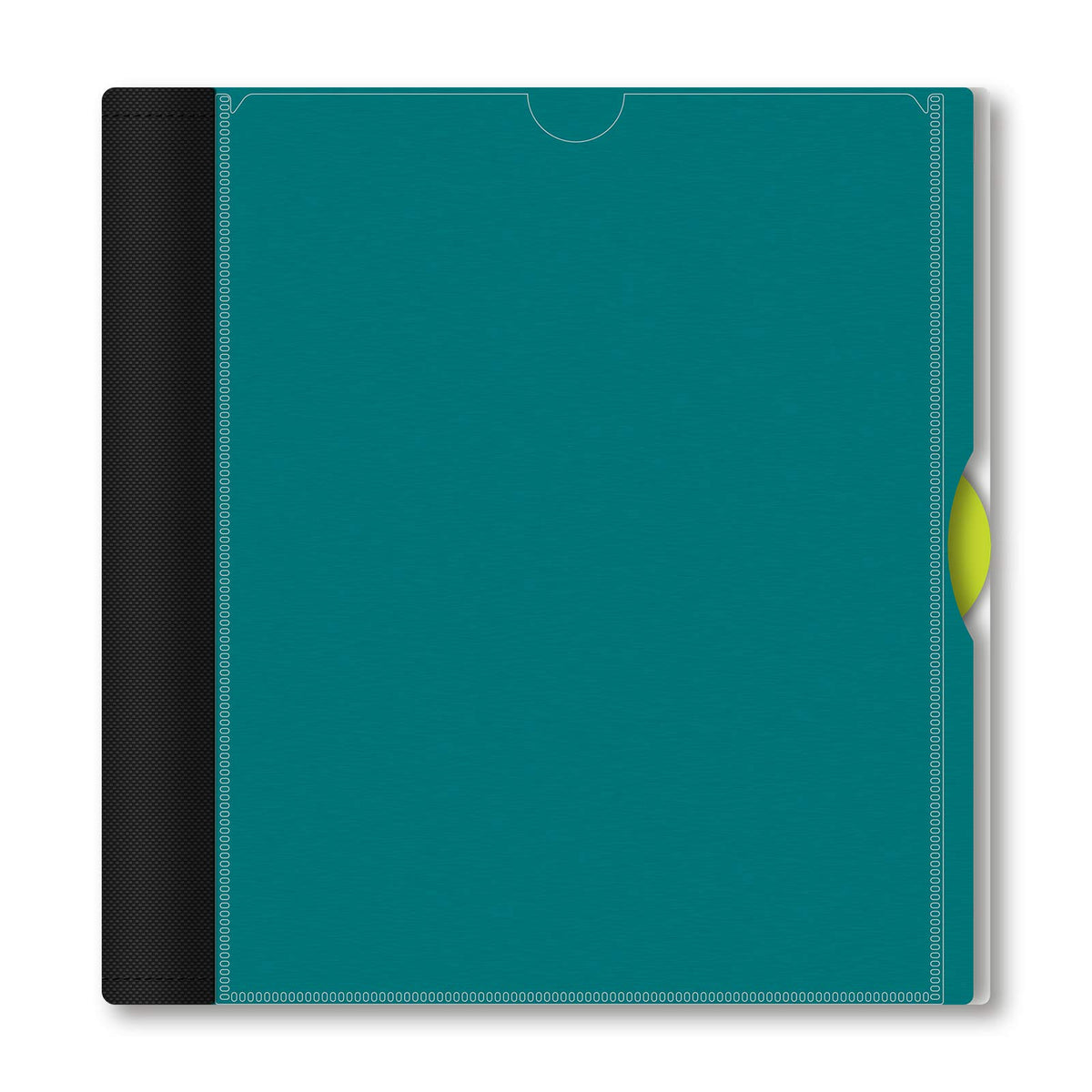 IQ+ iScholar 1-Subject Poly Cover Wirebound Notebook, College Ruled, 11 x 8.5 Inch Sheet Size, 100