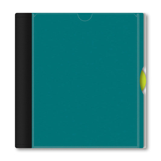 IQ+ iScholar 1-Subject Poly Cover Wirebound Notebook, College Ruled, 11 x 8.5 Inch Sheet Size, 100