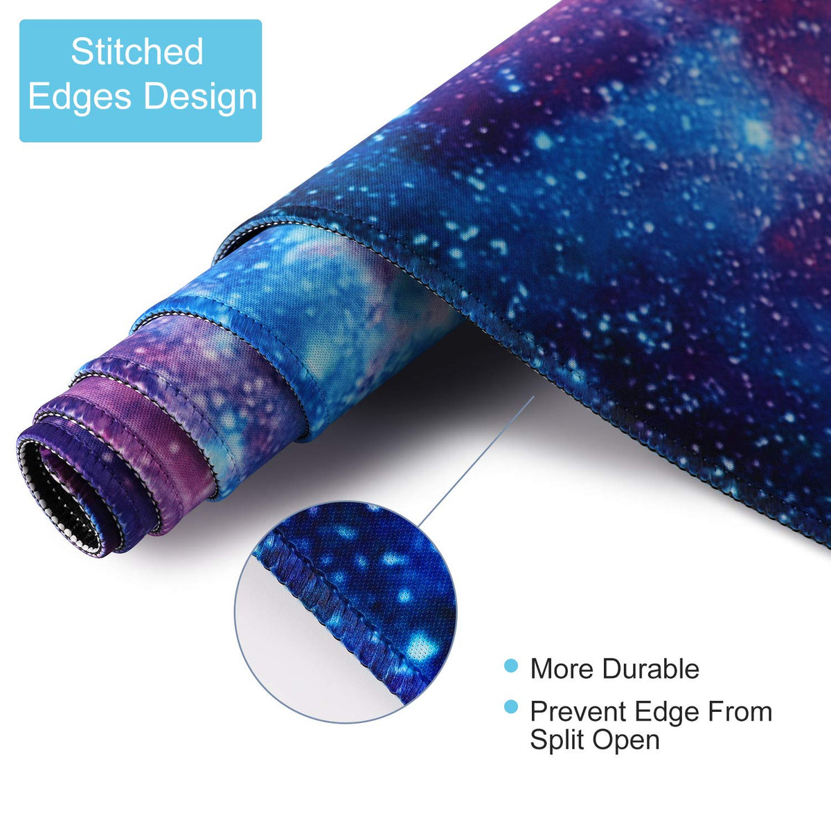 Extended Gaming Mouse Pad Mat Large Desk Mat Non Slip Rubber Base Computer Desktop Laptop Keyboard
