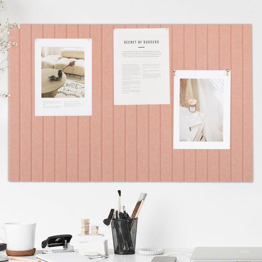 Felt Bulletin Board 35" x 24" - Stylish Cork Board Alternative & Wall Decor