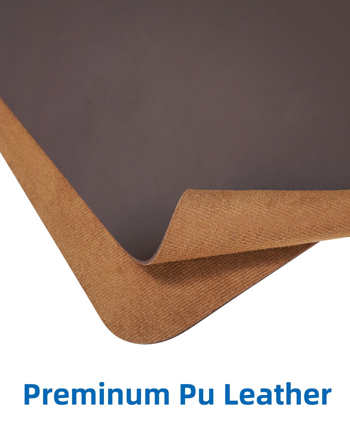 Leather Desk Pad Blotter,Mouse Pad,Office Desk Mat, Non-Slip PU Leather Desk mat,Large Desk