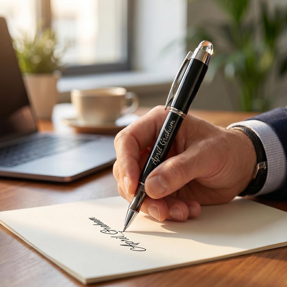Engraved Pen - Executive Pen, Custom with Your Name or Message Gift set