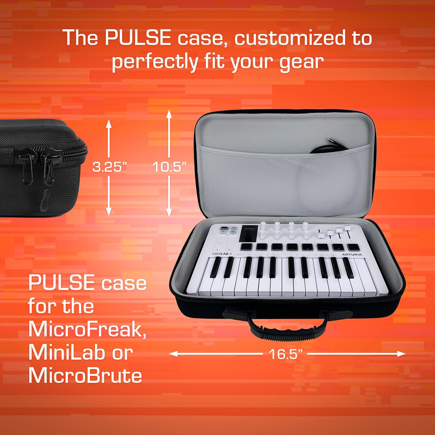 ANALOG CASES Arturia MiniLab/MicroFreak Case - Compact PULSE Hard Case