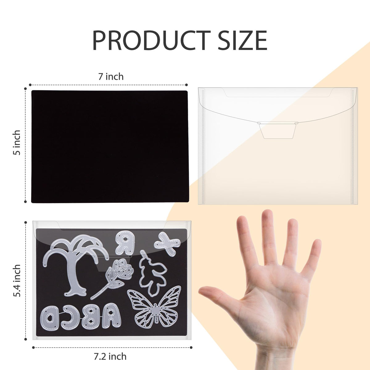 UNIMEIX 36 Pcs Magnetic Sheets for Die Storage Stamp and Die Storage Pockets Die Cut Storage for
