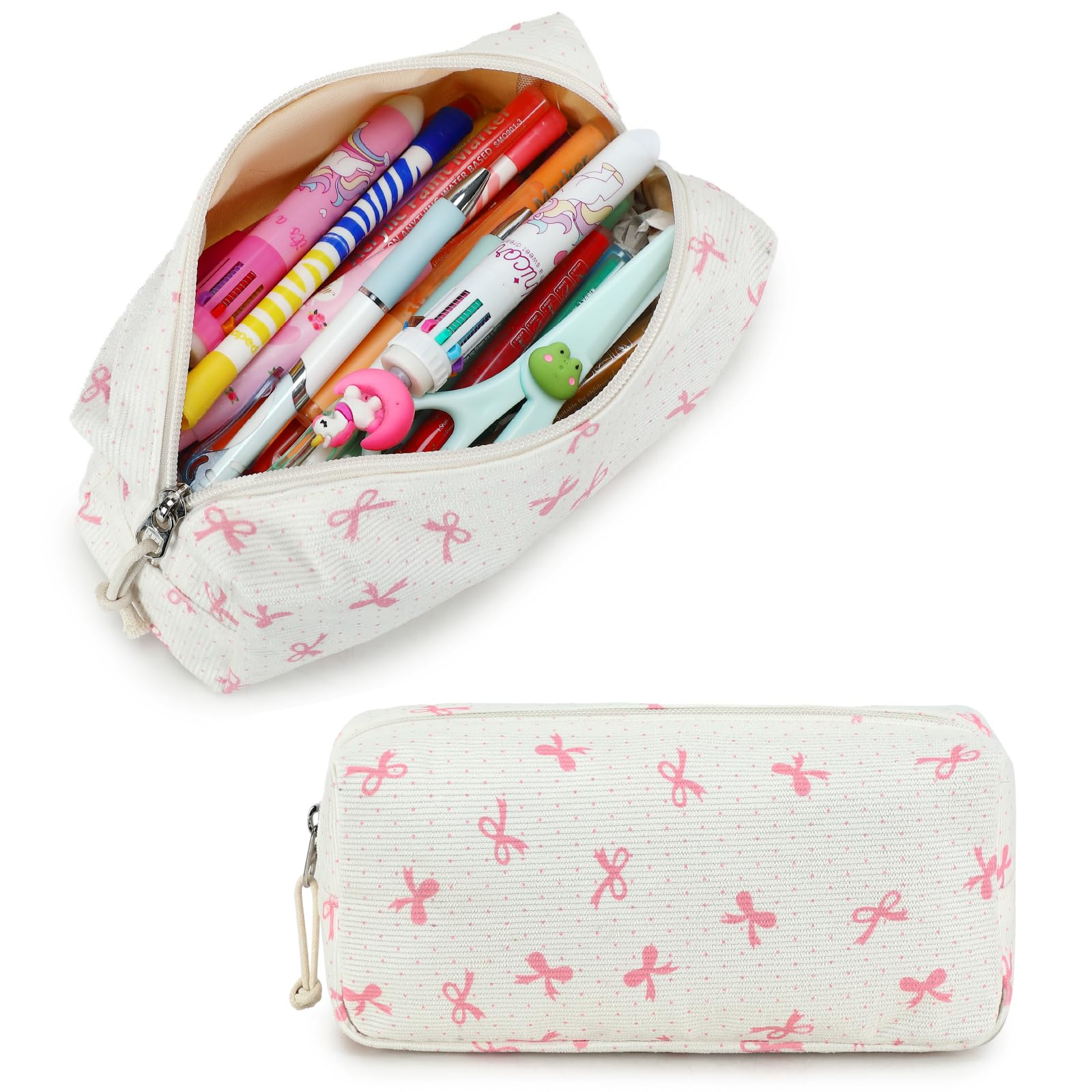 LEDAOU Cute Pencil Case for Kids Girls Boys Pencil Pouch kawaii Pen Pencil Box Bag Holder for