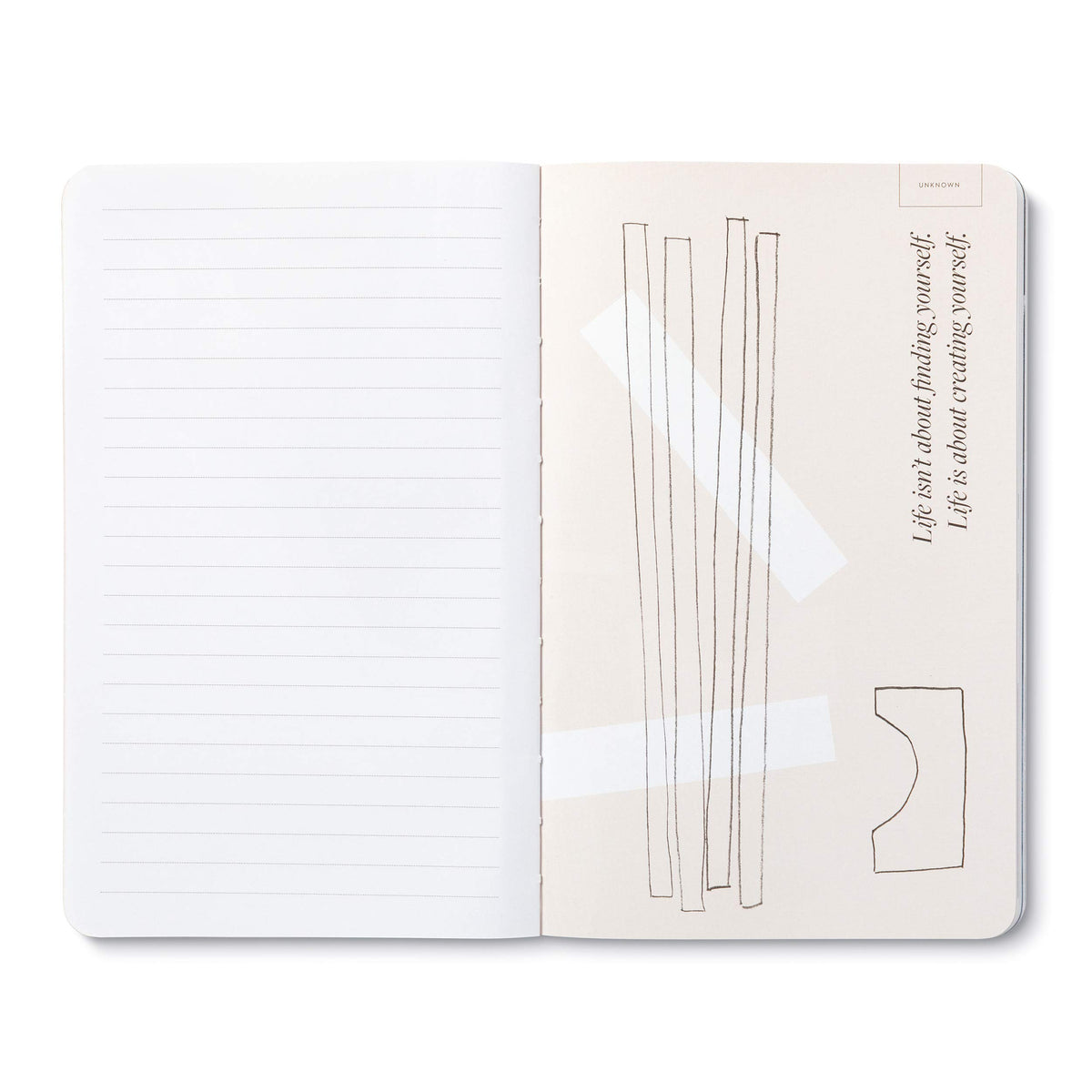 Compendium Softcover Journal - To exist is to change… to go on creating oneself endlessly. – A