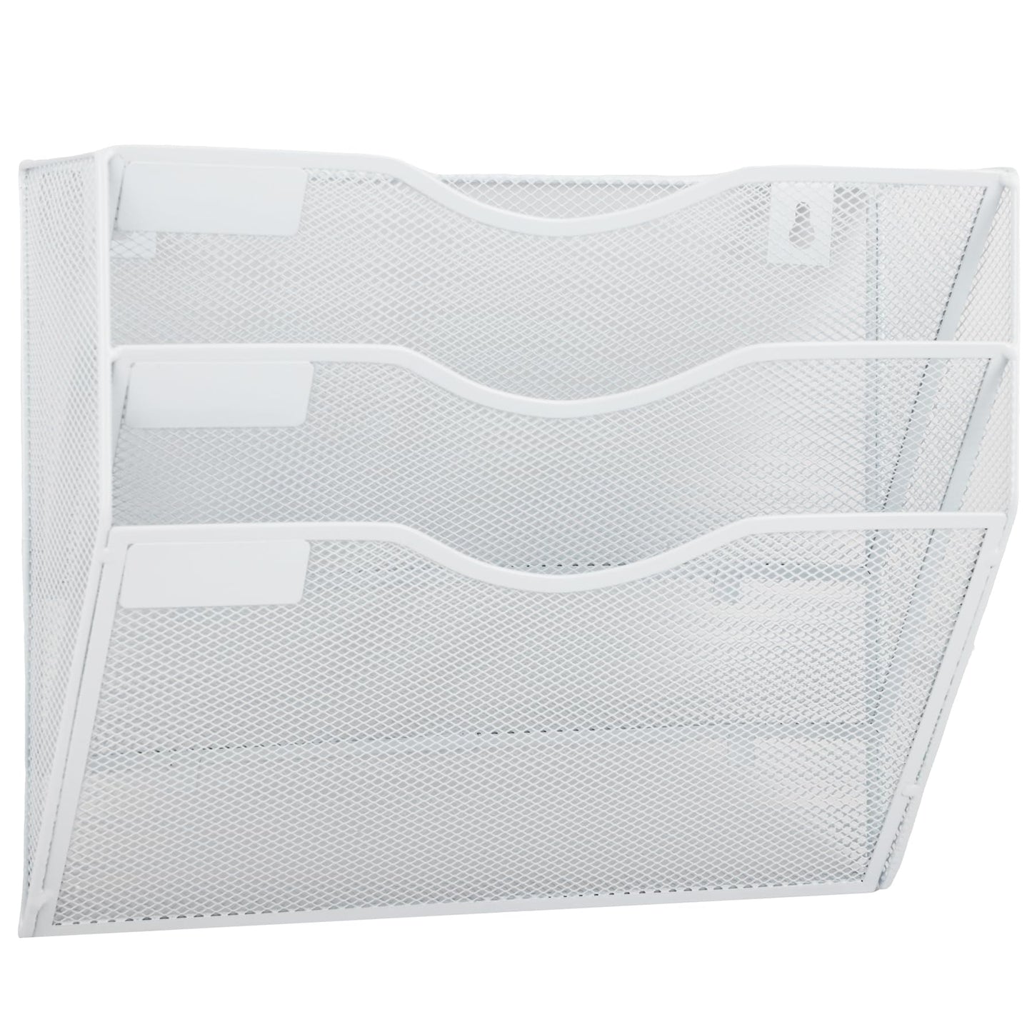EASEPRES 3 Pocket Mesh Hanging Wall File Organizer, Wall Mounted Mail Paper Document Folder Holder