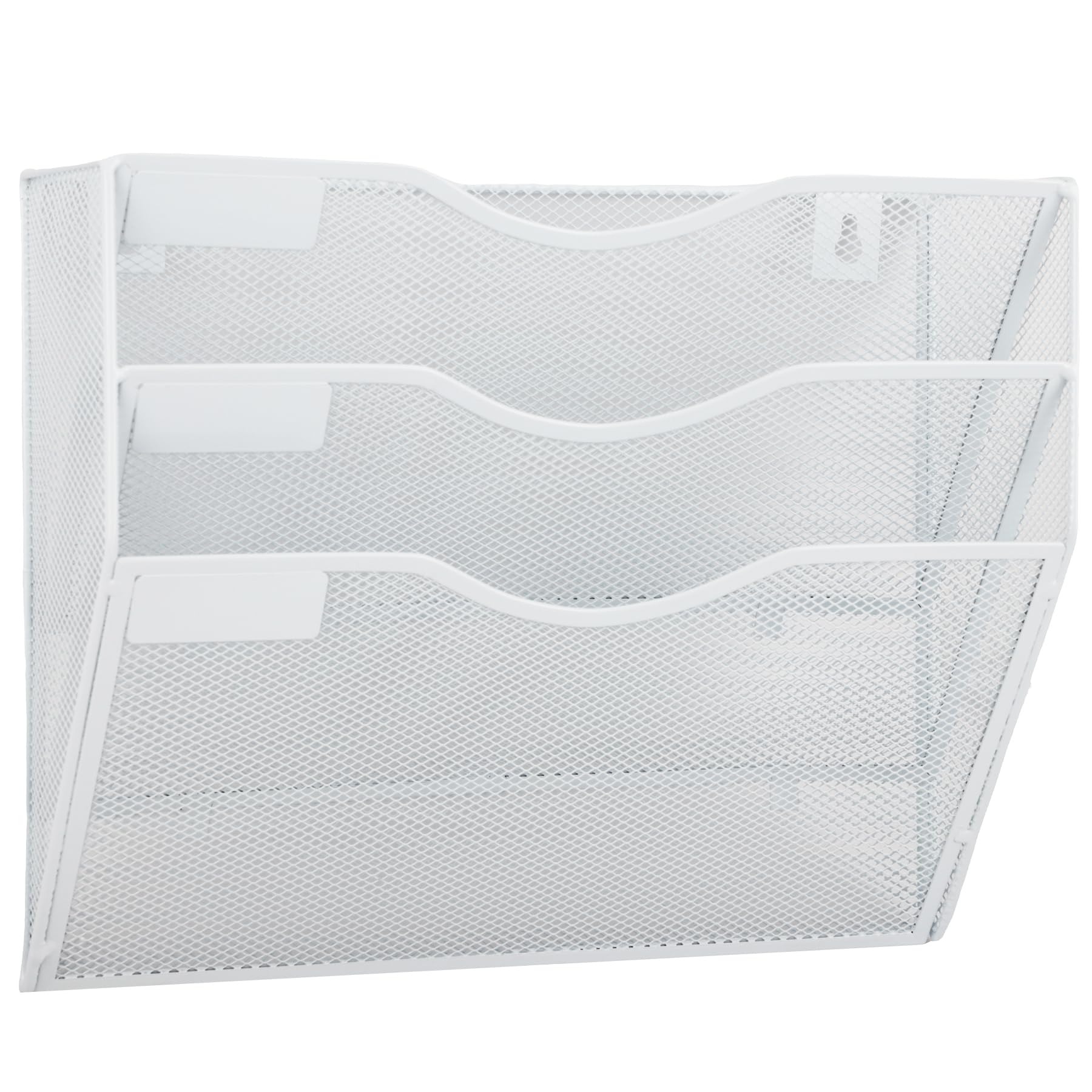 EASEPRES 3 Pocket Mesh Hanging Wall File Organizer, Wall Mounted Mail Paper Document Folder Holder