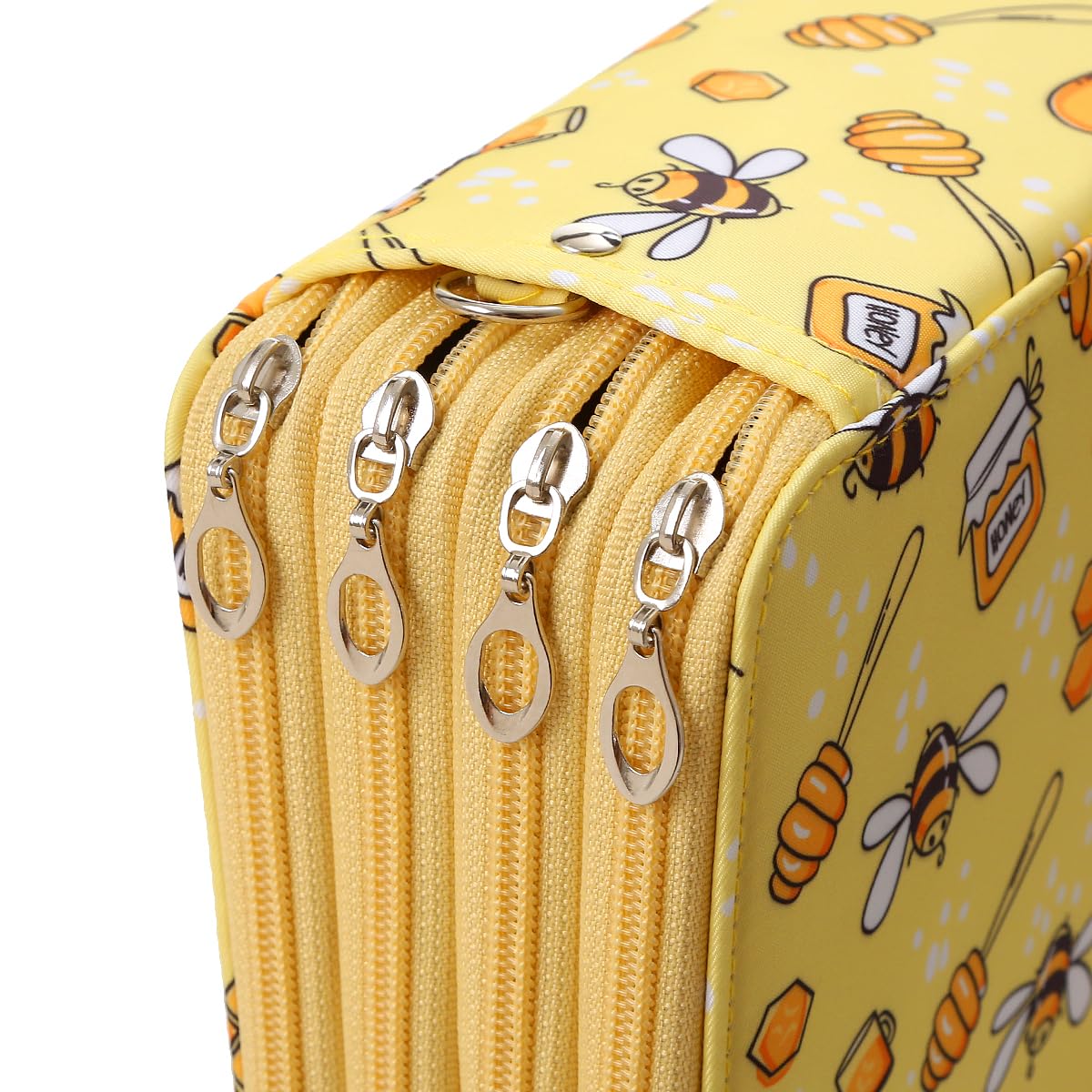 Lbxgap 216 Slots Pencil Case Organizer w/Removal Handle Strap