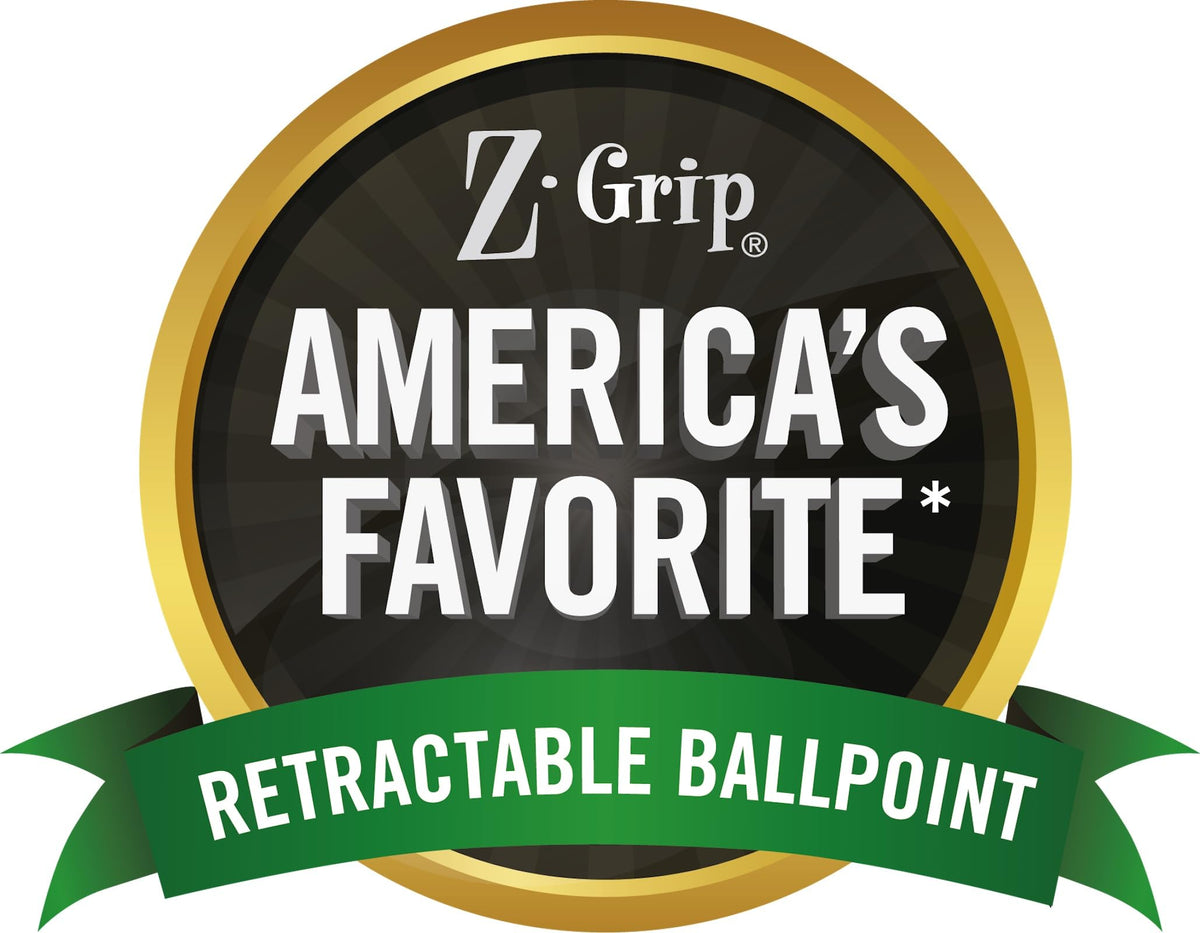 Zebra Pen Z-Grip Retractable Ballpoint Pen, Blue Ink, 0.7mm, 30 Bulk-Pack