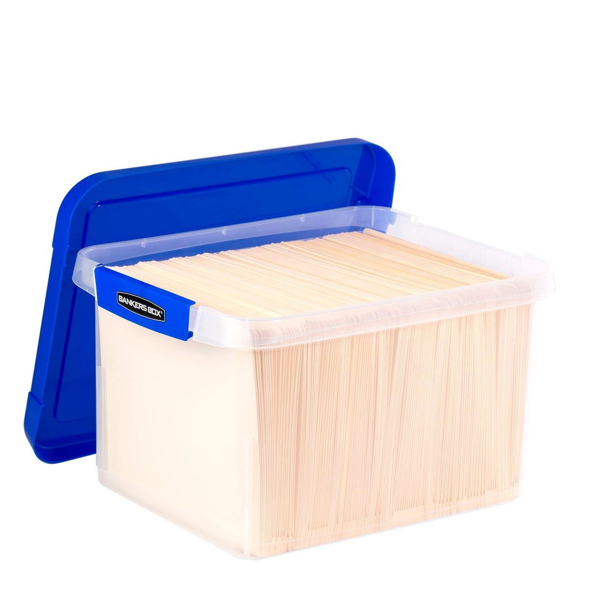 Bankers Box Heavy-Duty Plastic File Box, Letter/Legal