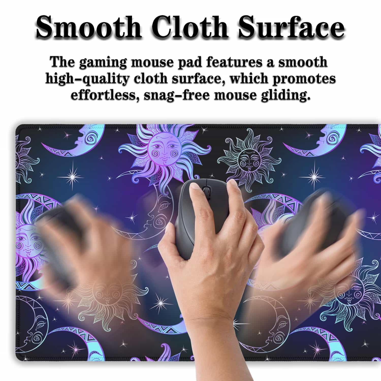Samgula Gaming Mouse Pad Purple Desktop Mat Extra Large Mouse Pads Computer Desk Mat Pc Gaming Mat