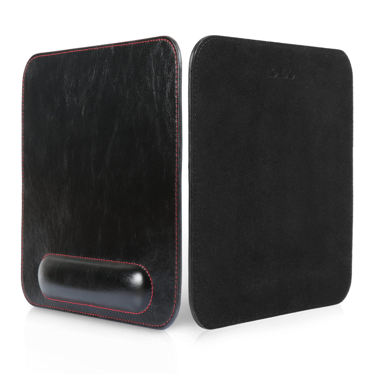 Londo Leather Mouse Pad with Wrist Rest – Ergonomic Support, Non-Slip Base, Smooth Surface