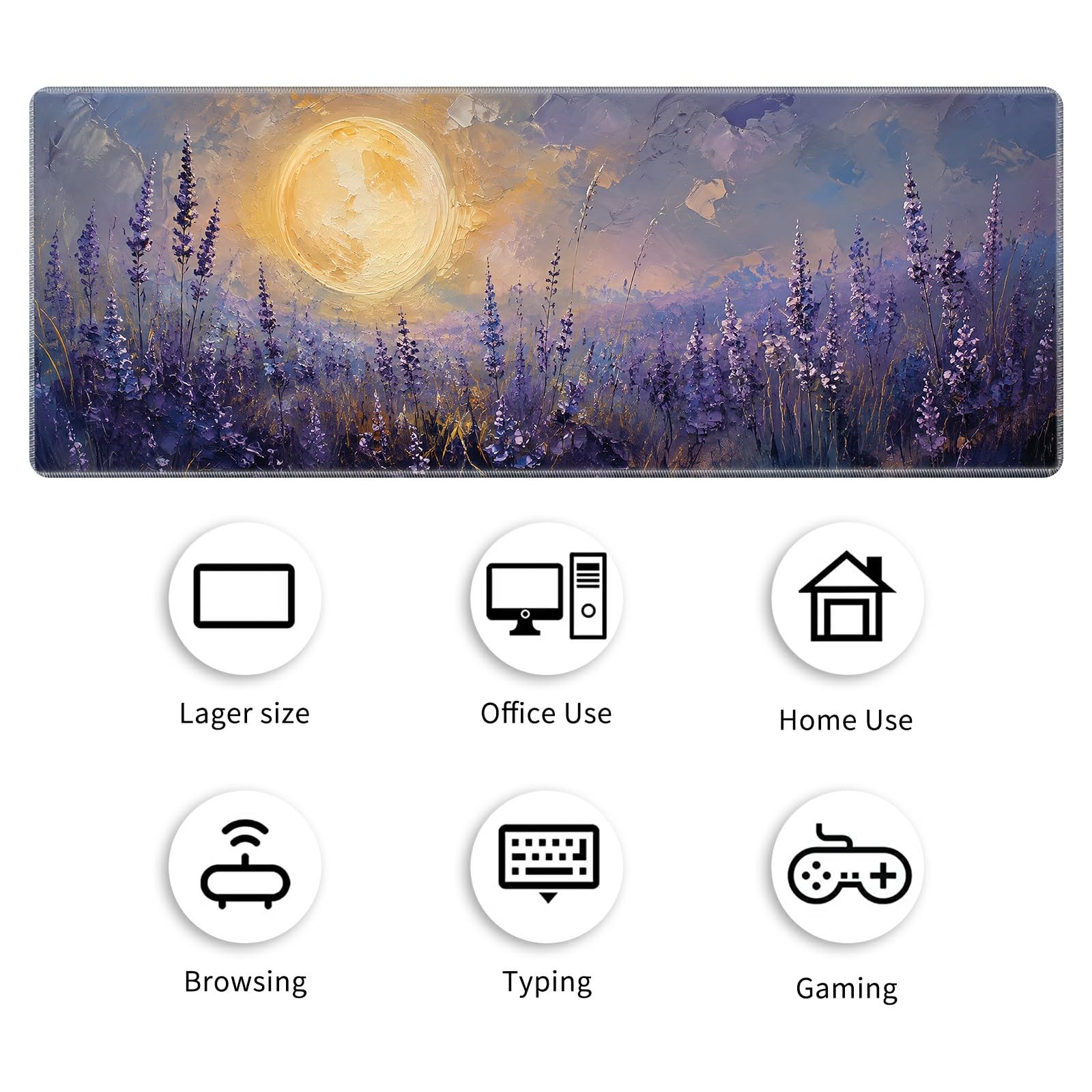 Desk Mat Large Gaming Mouse Pad + Coaster