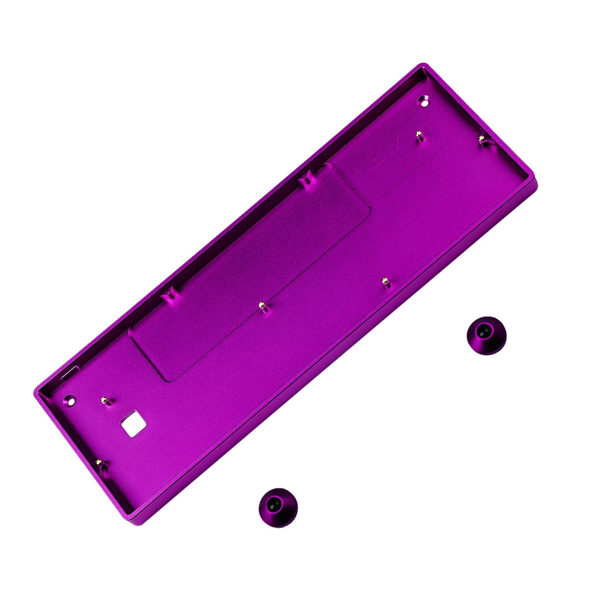 YMDK GH60 Anodizing Aluminum CNC Case for 60% Mechanical Gaming Keyboard Compatible Poker2 Pok3r