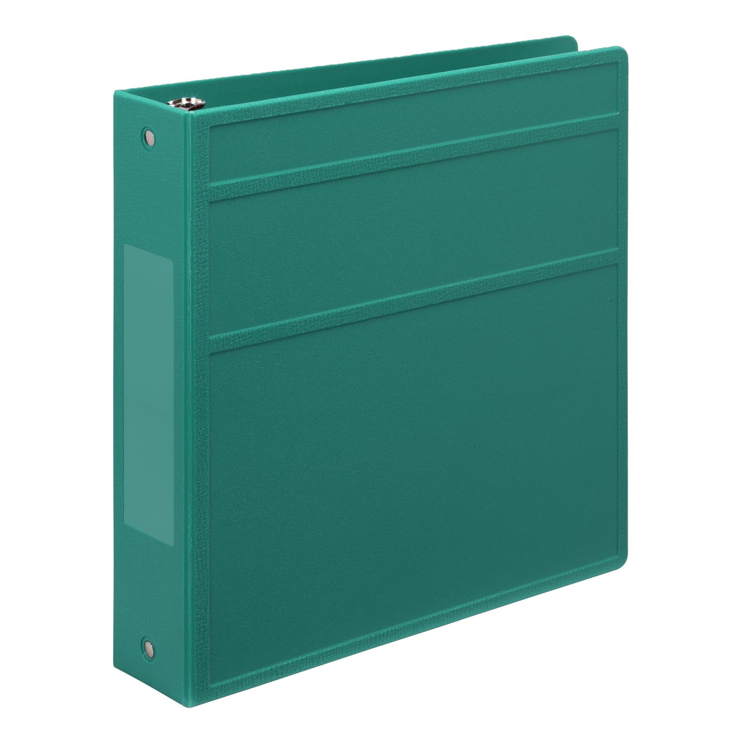 Carstens 2-Inch Heavy Duty 3-Ring Binder - Side Opening, Teal, Durable Plastic, Precision No-Gap