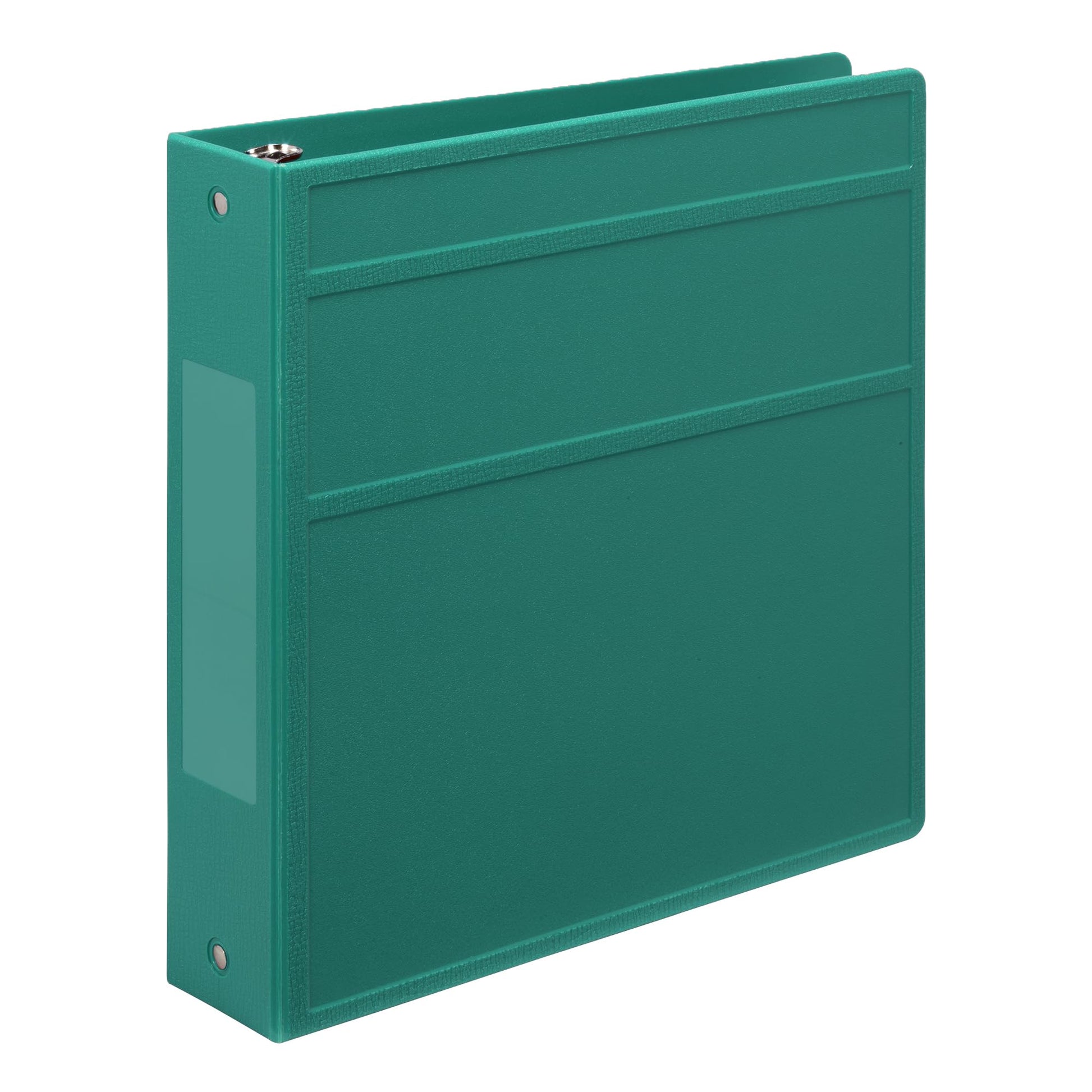 Carstens 2-Inch Heavy Duty 3-Ring Binder - Side Opening, Teal, Durable Plastic, Precision No-Gap