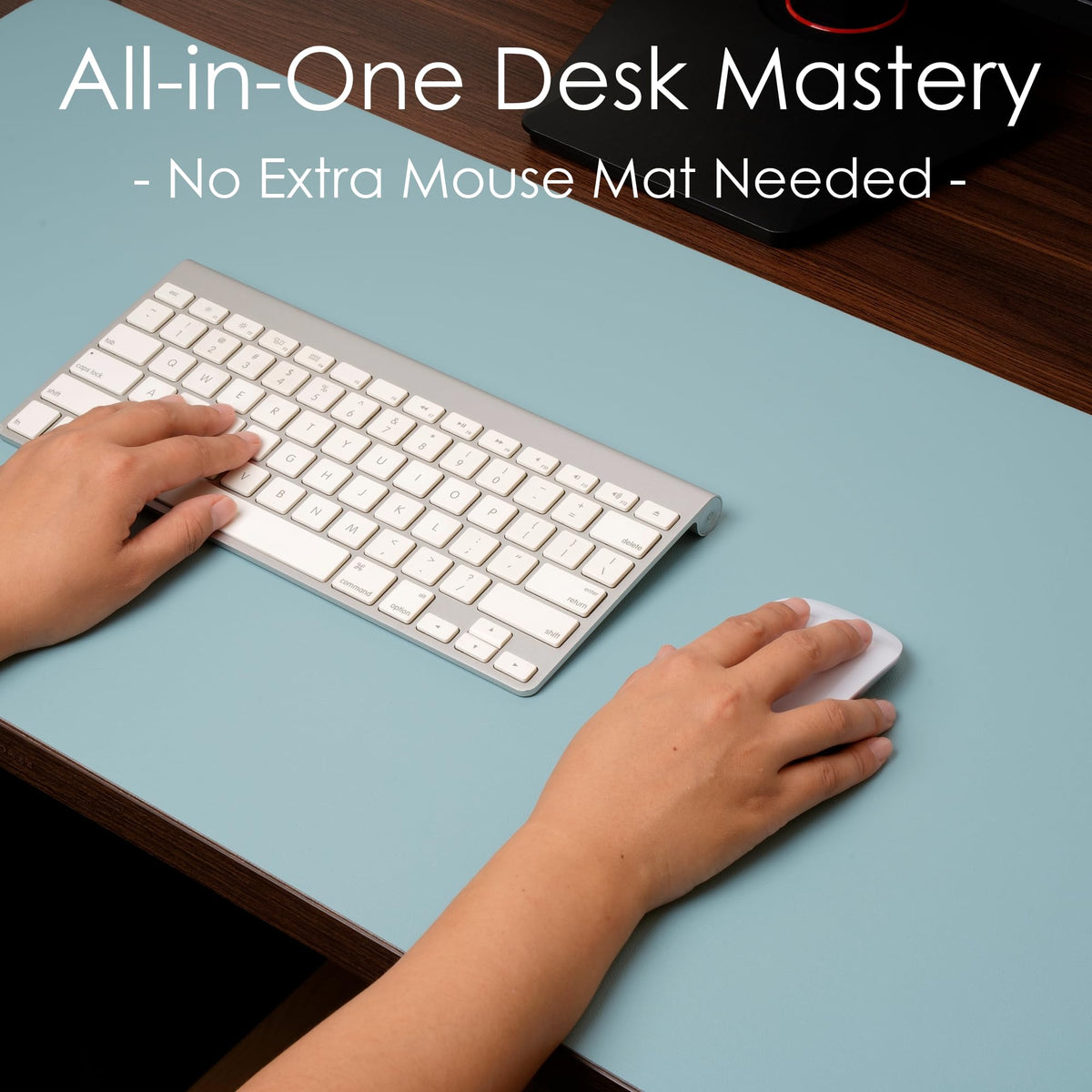 Leather Desk Pad Protector, Waterproof Mouse Pad, PU Desk Mat, Office Desk Cover, Desk Writing Mat