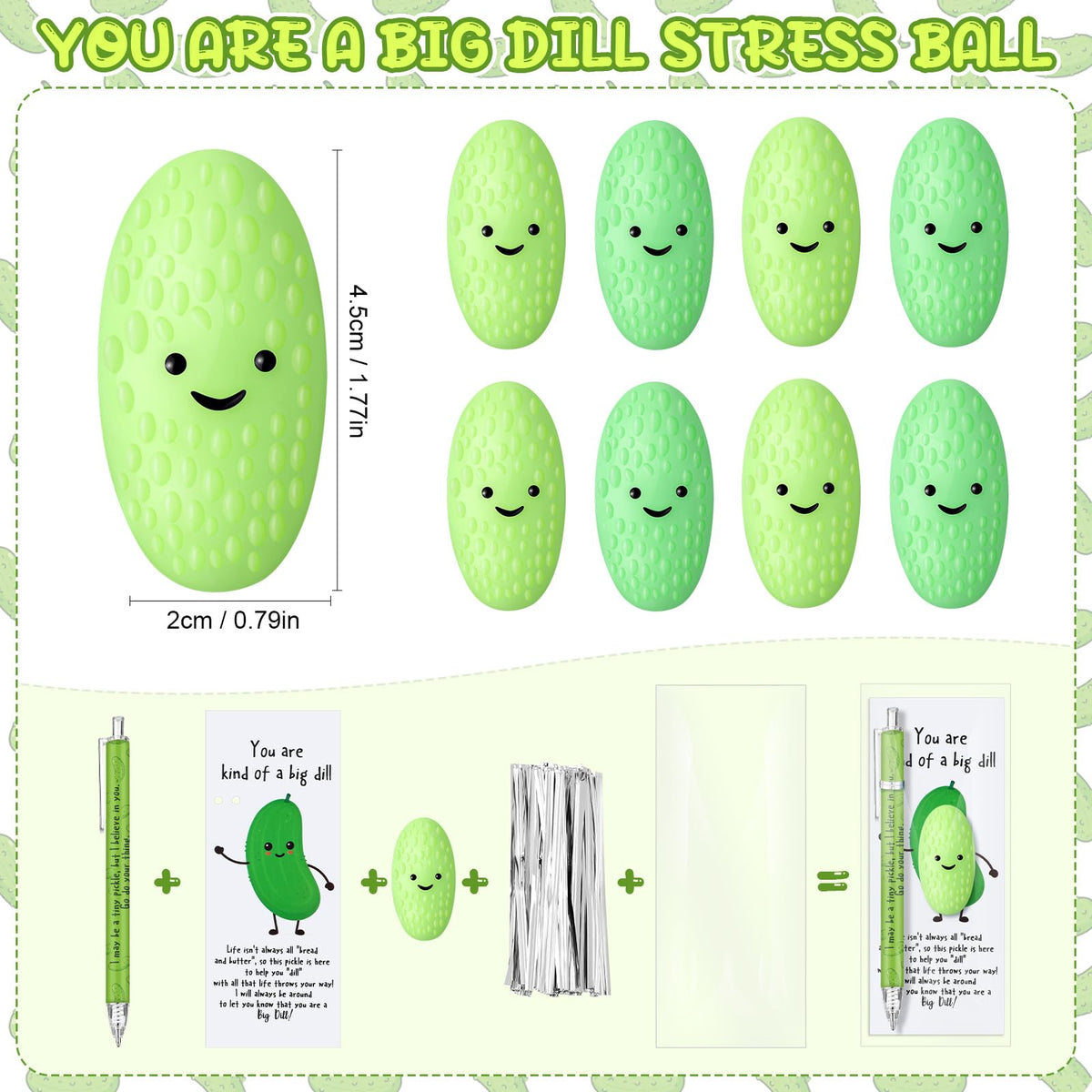 TecUnite Pickle 20 Sets Classroom Motivation Gifts Bulk