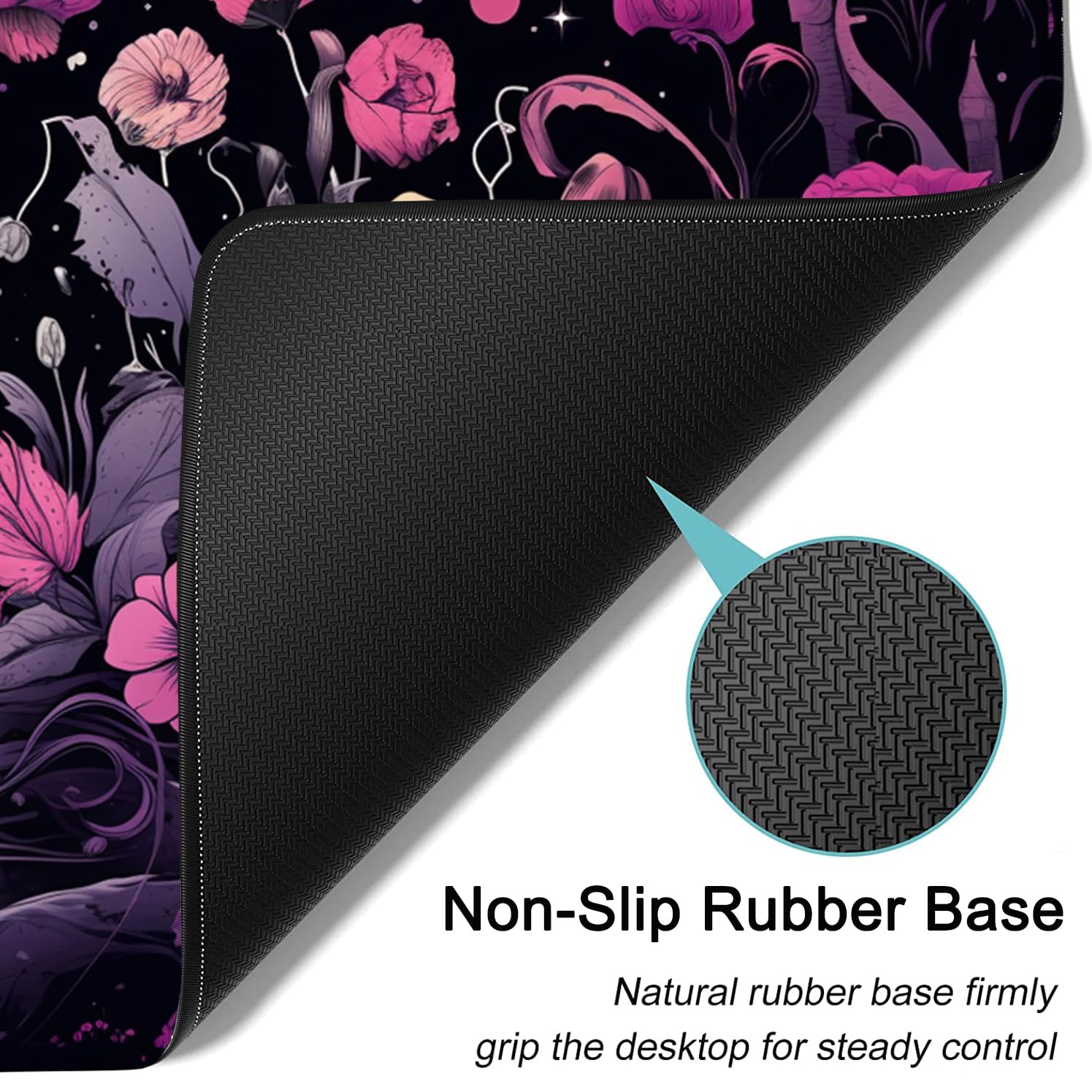 Large Mouse Pad, 31.5 x 11.8in Extended Gaming Mouse Pad with Stitched Edges, XXL Mousepad