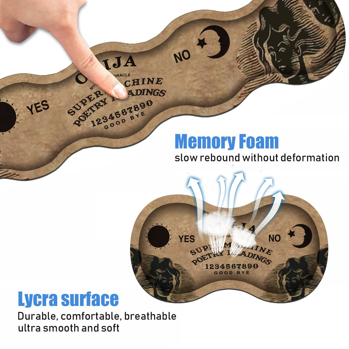 Ergonomic Keyboard Wrist Rest & Mouse Pad Wrist Rest Set, Large XXL Gaming Mousepad 31.5"x 11.8"