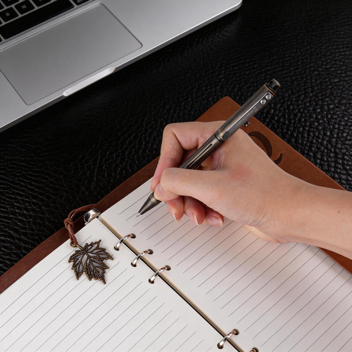 SMOOTHERPRO Solid Brass Bolt Action Pen, Compatible with Pilot G2 Refill