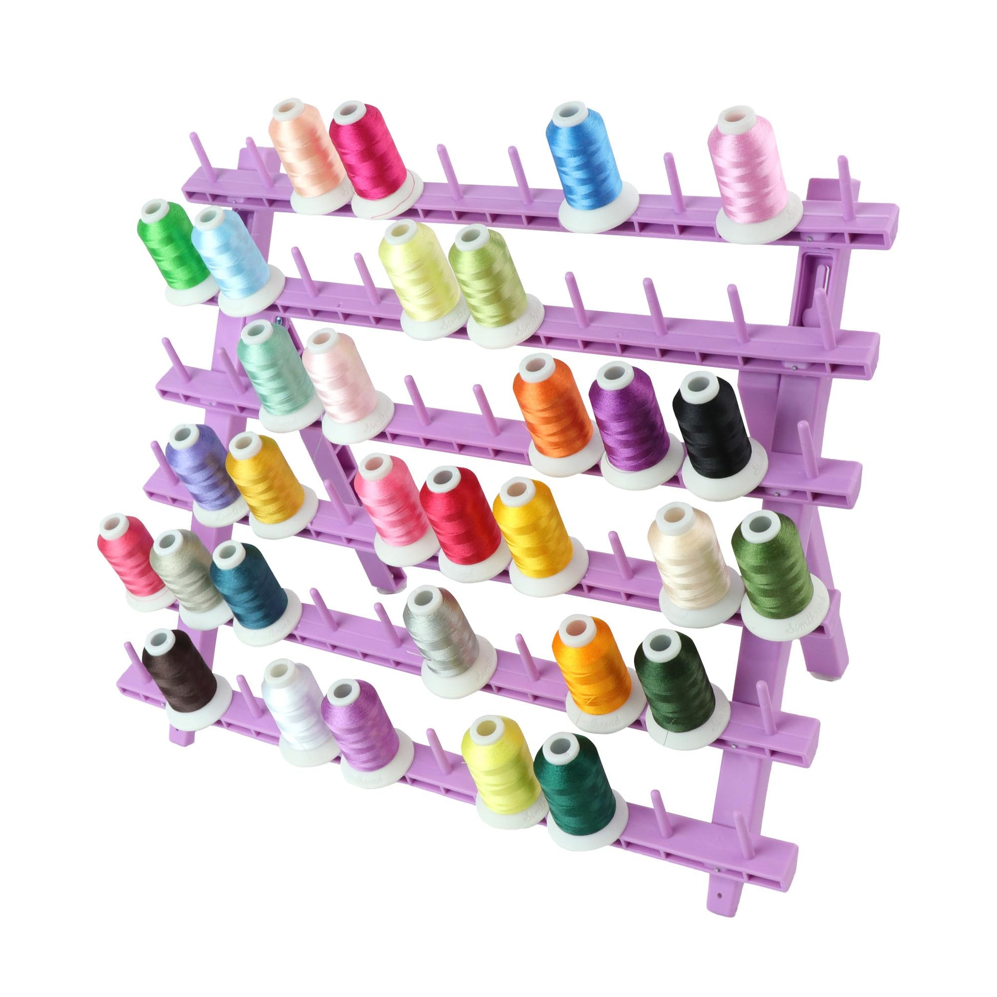 Laflare Braid Rack 60 Spools, PP Braiding Hair Stand, Thread Rack, Sewing Organizer, Quilting