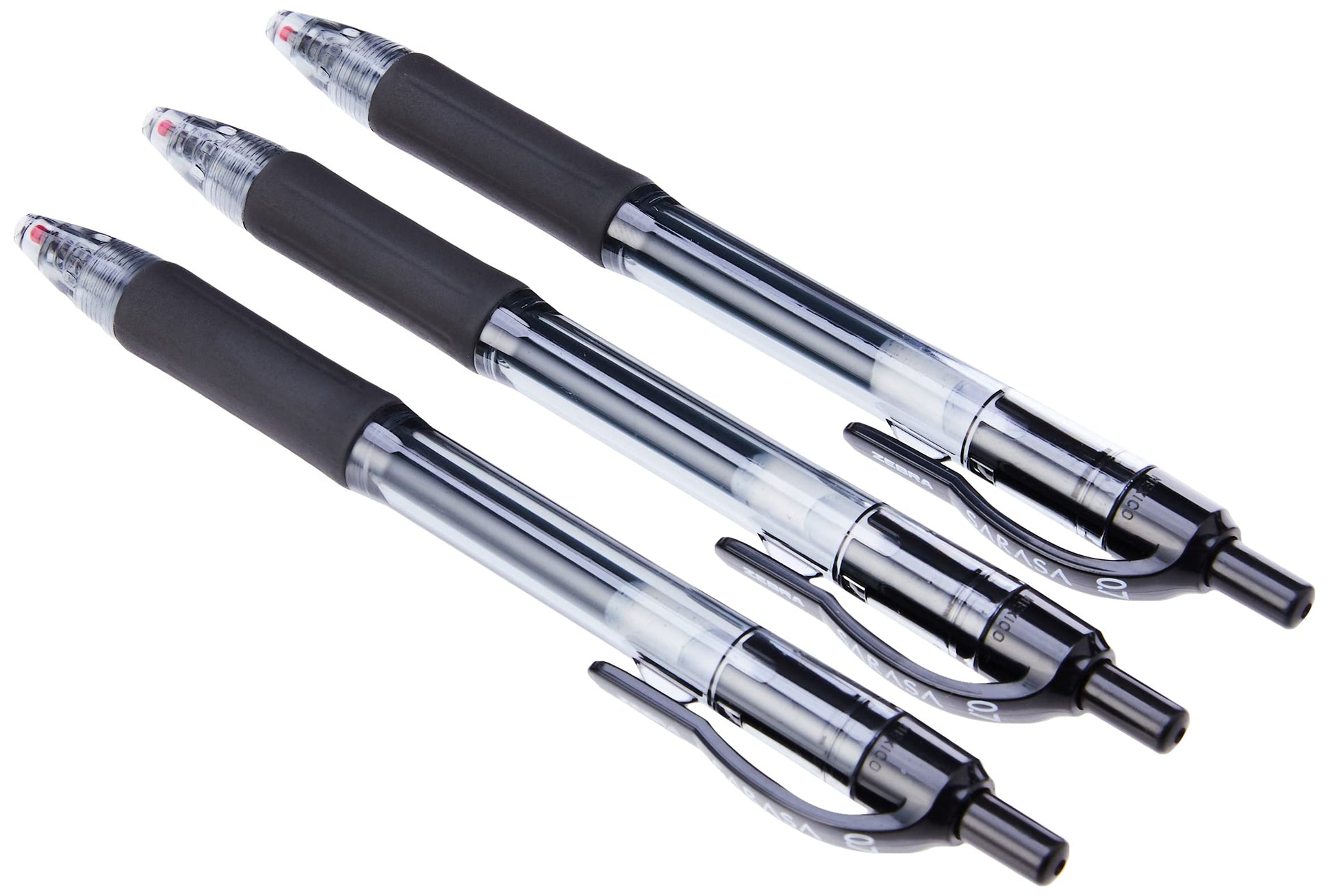 Zebra Sarasa Gel Pen - Black, 3 Count (Pack of 1), 1518