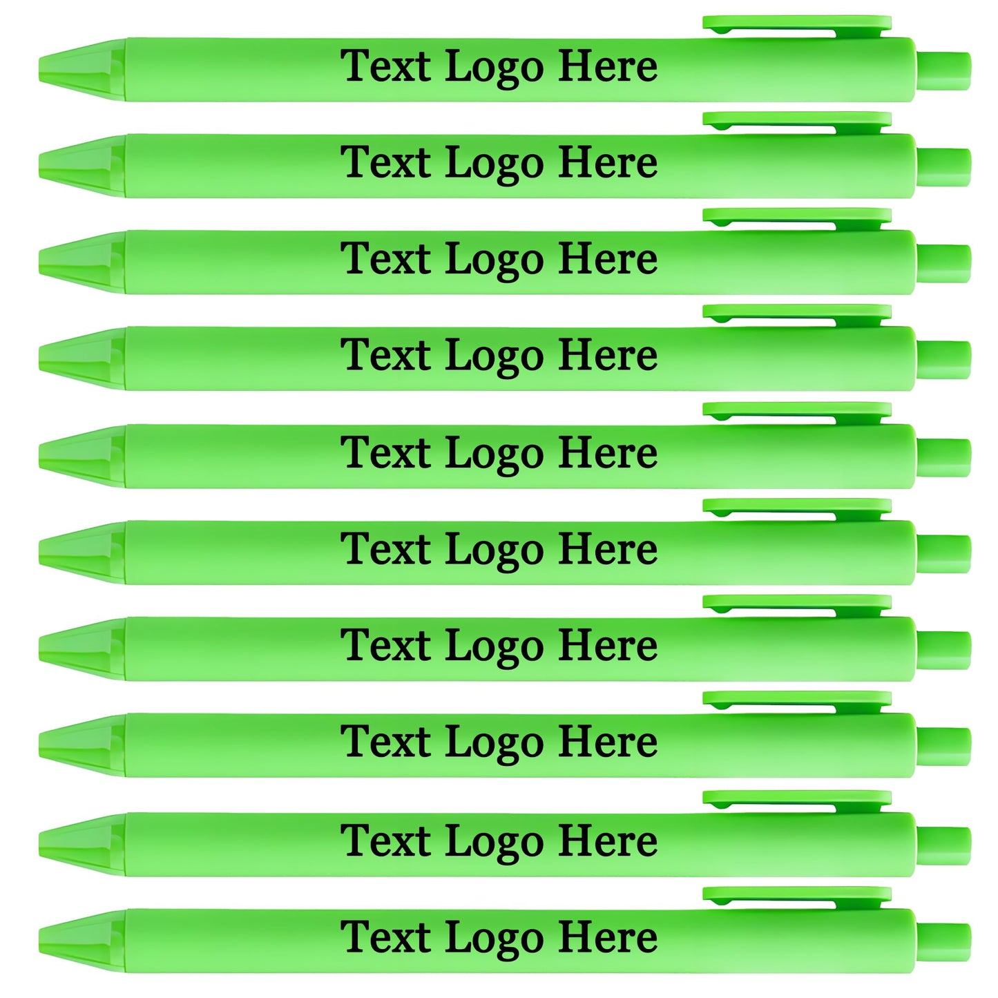 HEYZARDA Personalized Pens with Name Bulk 100-1000 Pcs, Green