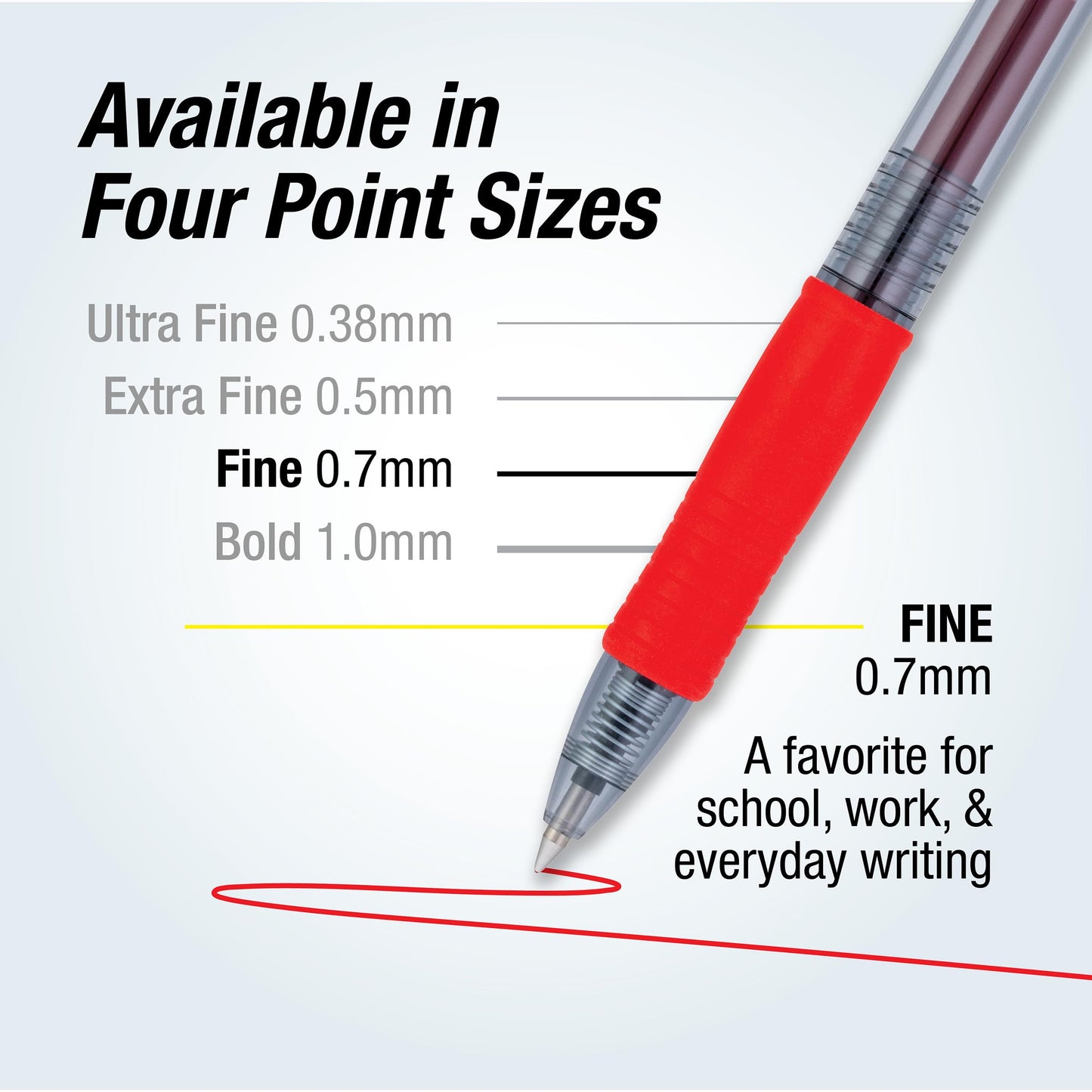 PILOT G2 Refillable and Retractable Gel Pens, 0.7mm, Assorted Inks, 10-Pack