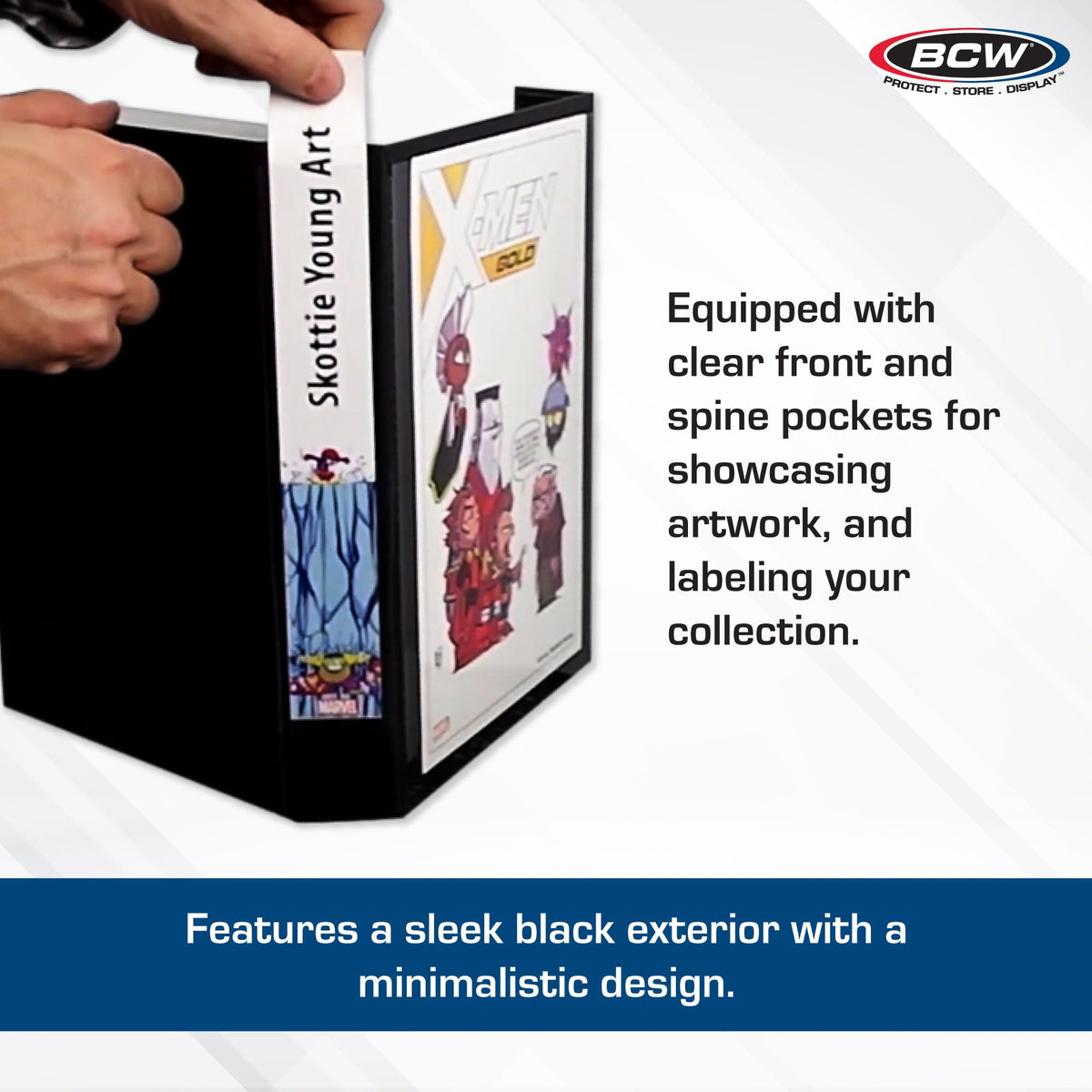 BCW Comic Book Stor-Folio Travel Cases, Holds 15 Bagged Comics, 1 Pack
