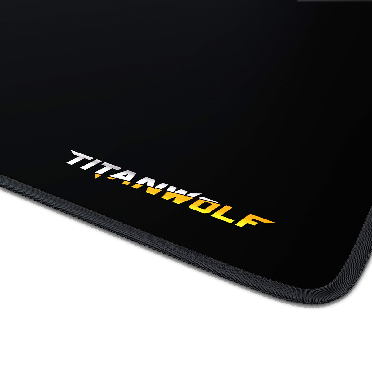 CSL - XXL Gaming Mouse Pad - Yellow Stroke Design - 35 x 16 inches - Extra Large Office Mouse mat