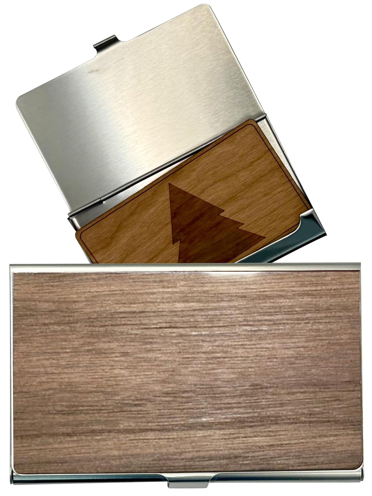 WUDN Handcrafted Business Card Holder Wallet For Men and Women | Holds Up to 20-25 B-Cards or 8-10