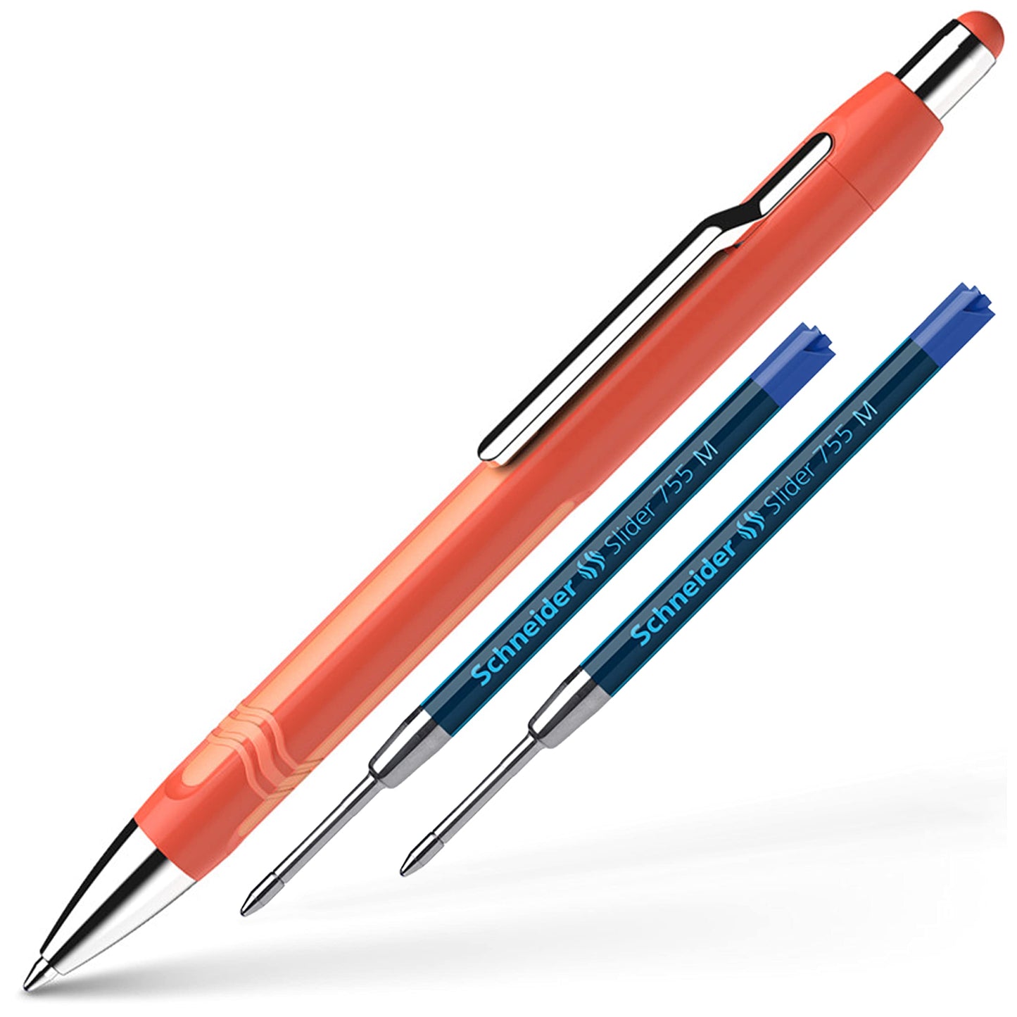 Schneider Epsilon Retractable Ballpoint Pen (Line Width XB, Ink Colour: Blue, Indelible Refill)