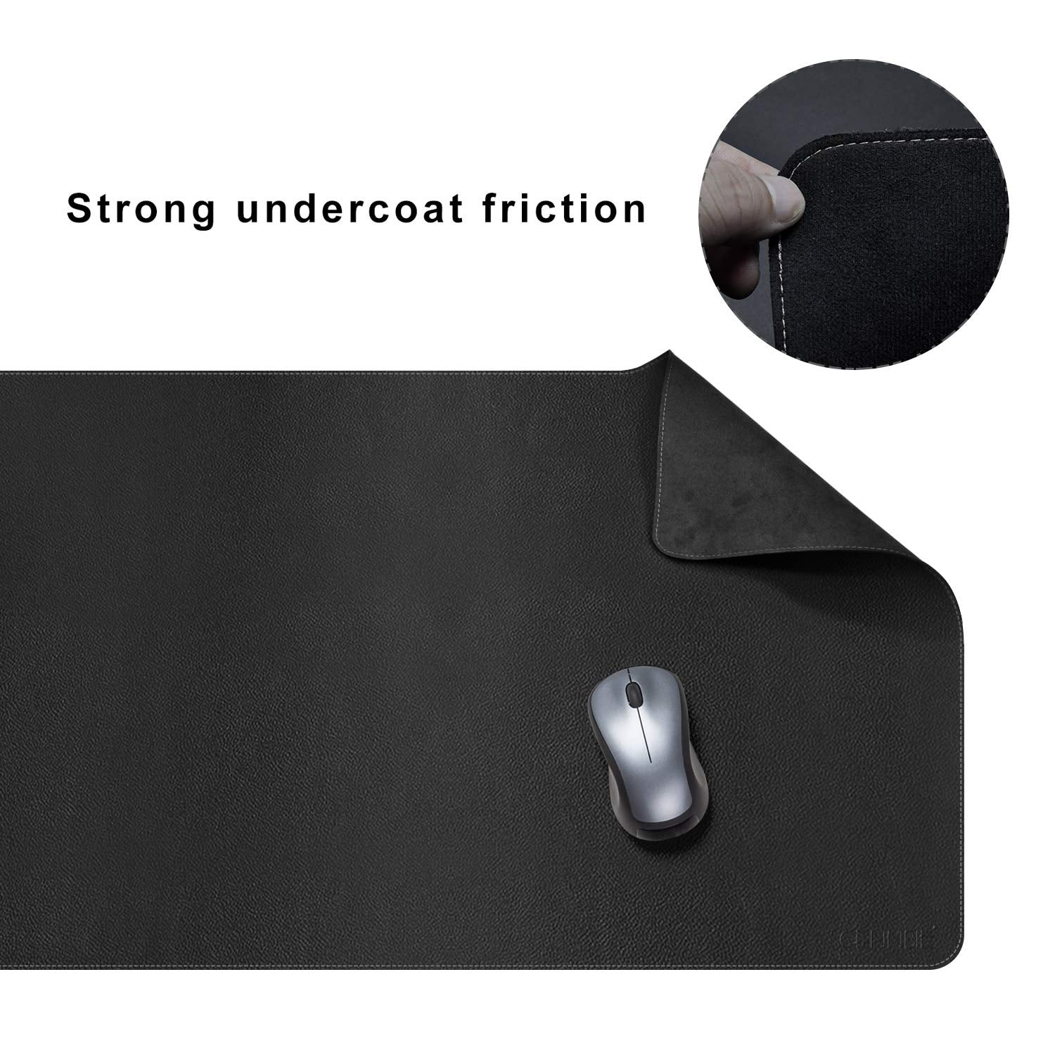 CENNBIE Leather Desk Mat, Extra Large Desk pad, Desk mats on top of desks, 51.2" x 23.6" XXXL Large