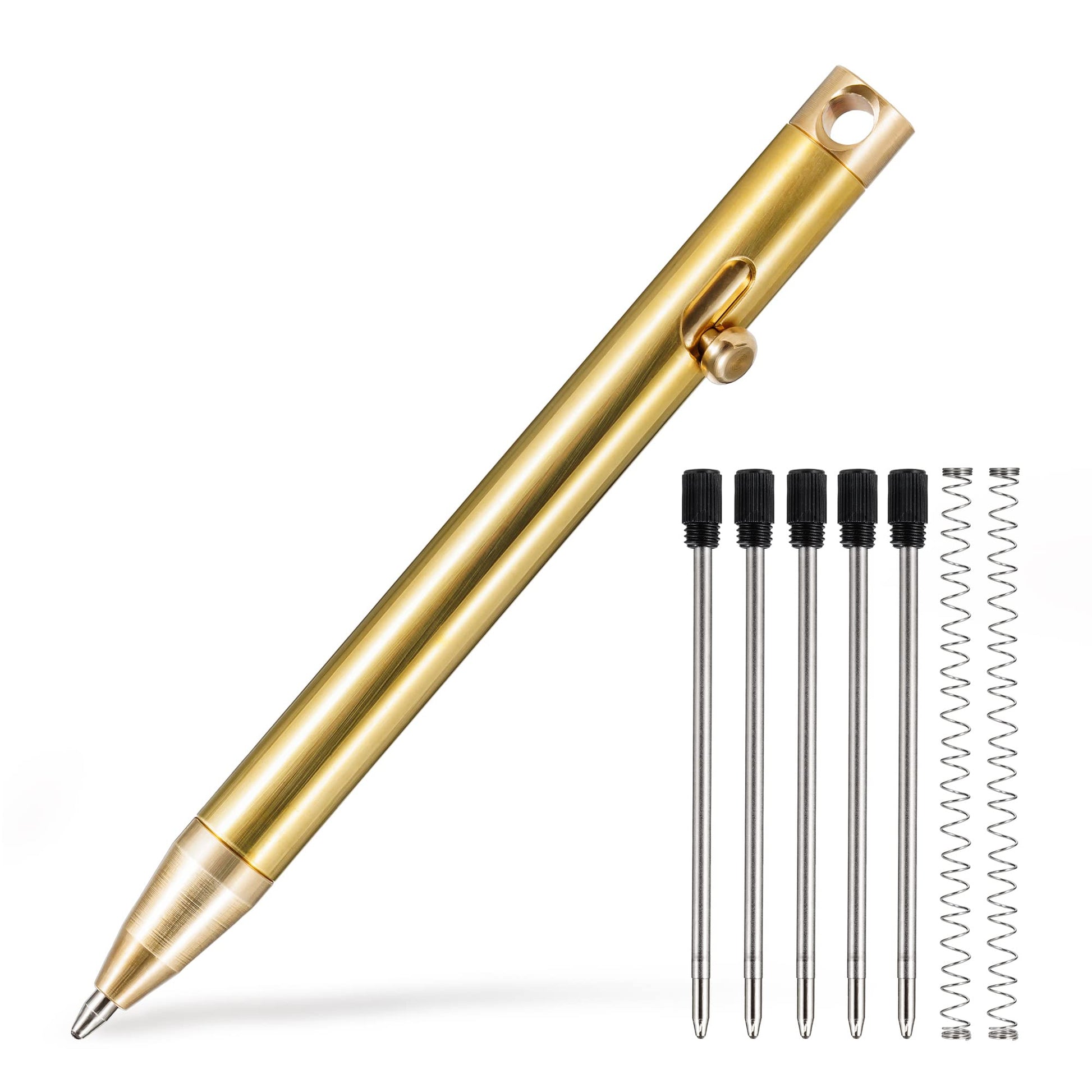 KeyUnity KP00 Titanium Bolt Action Fine Point Pen for Everyday Carry